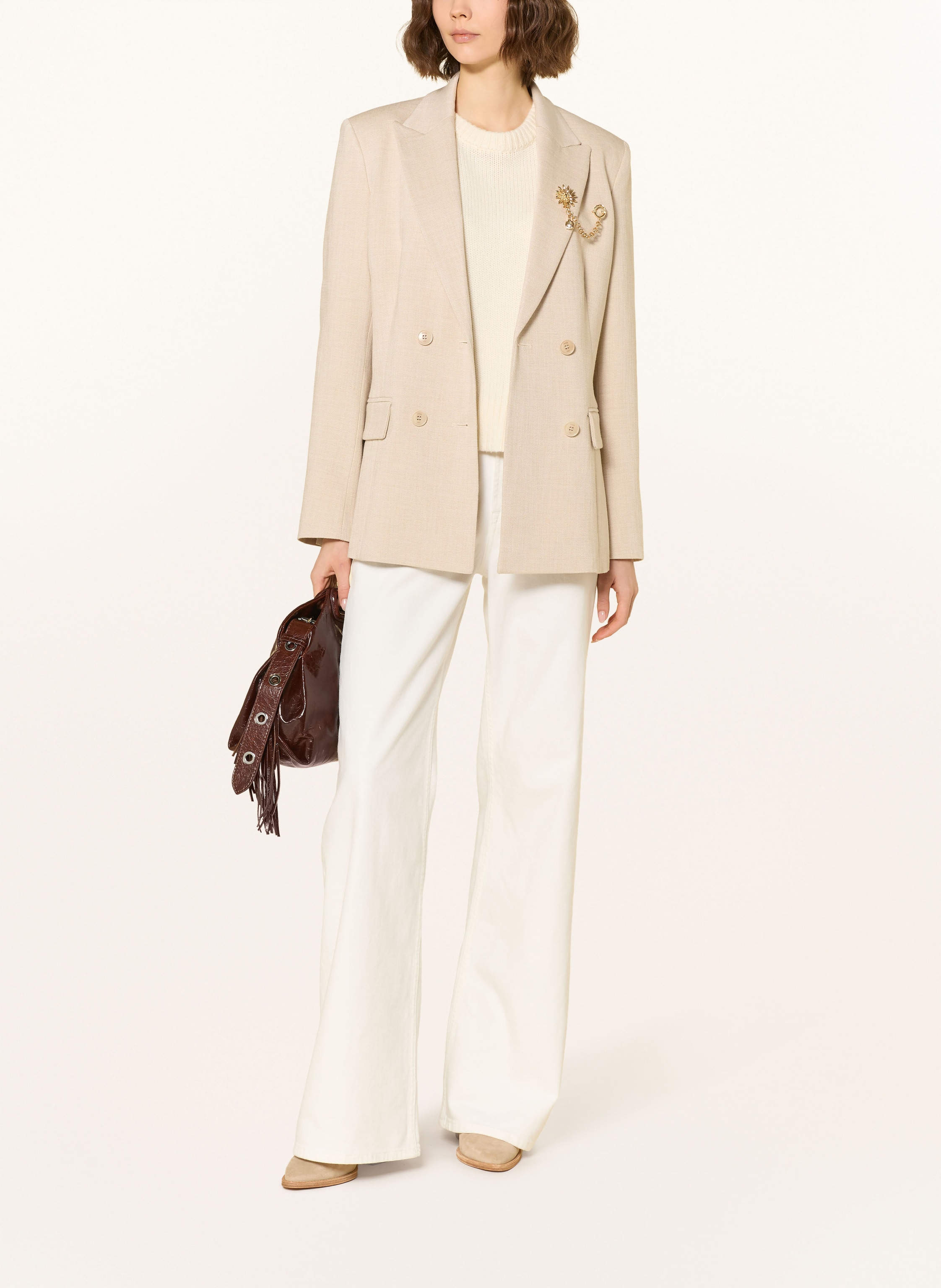 Thumbnail - Maje Blazer beige