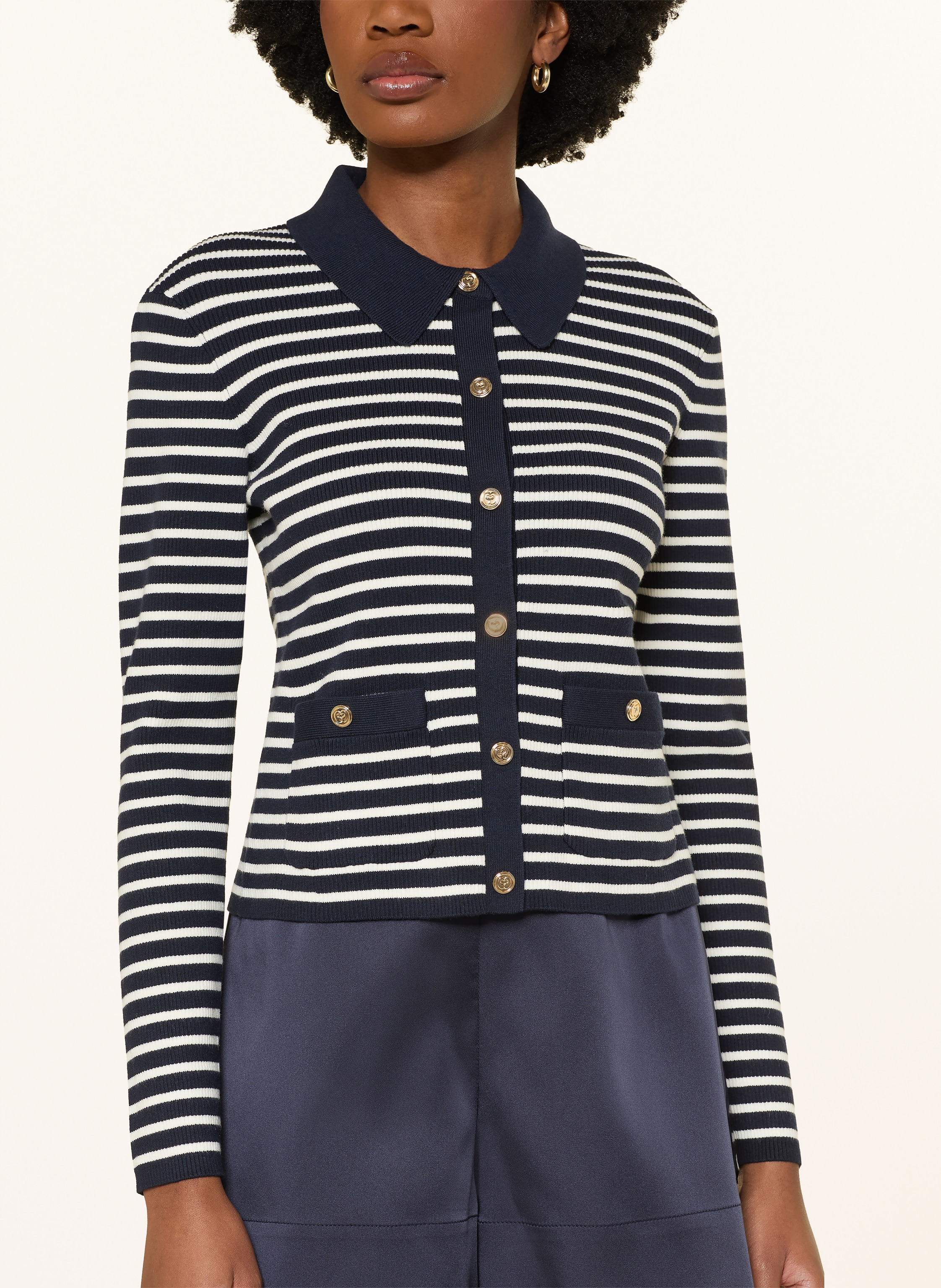 Thumbnail - Maje Strickjacke blau