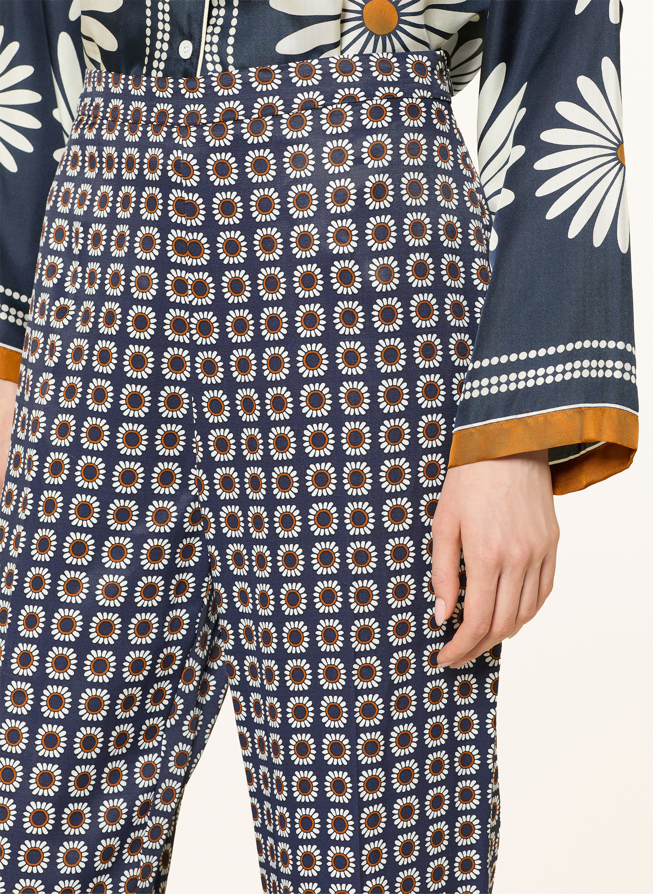 Thumbnail - Sandro Bootcut-Hose blau