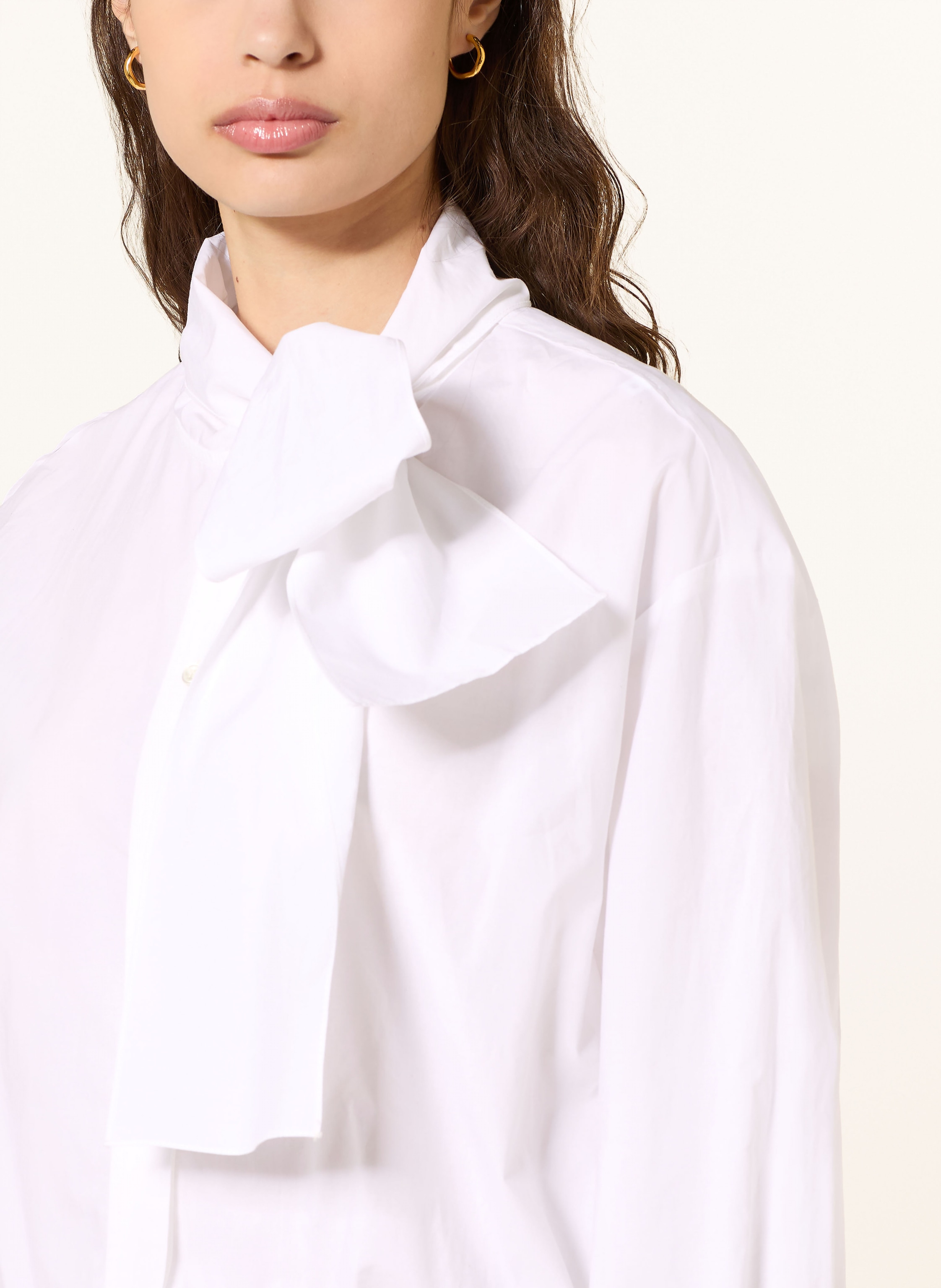 Thumbnail - Claudie Pierlot Schluppenbluse weiss