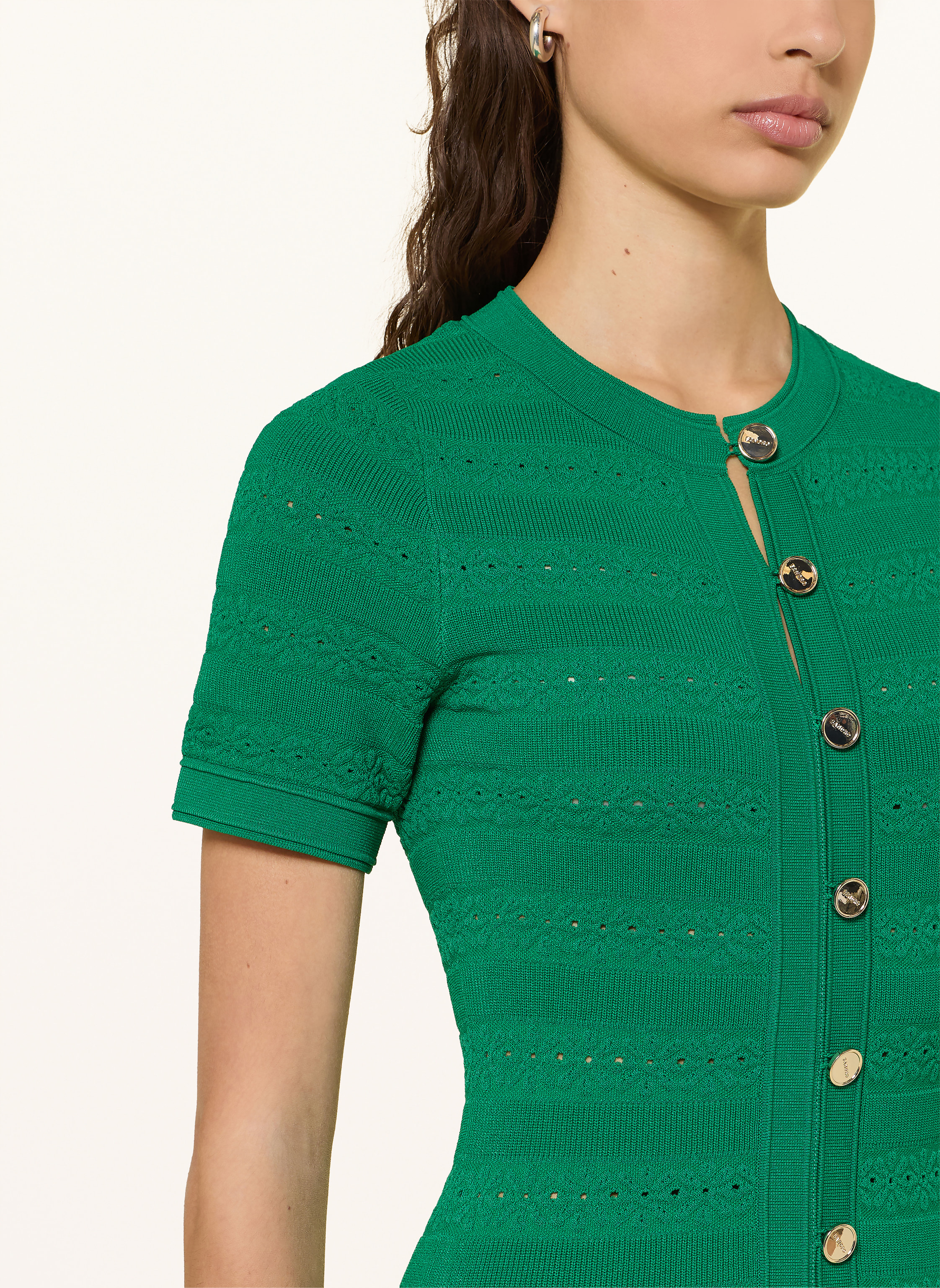 Thumbnail - Sandro Strickkleid gruen