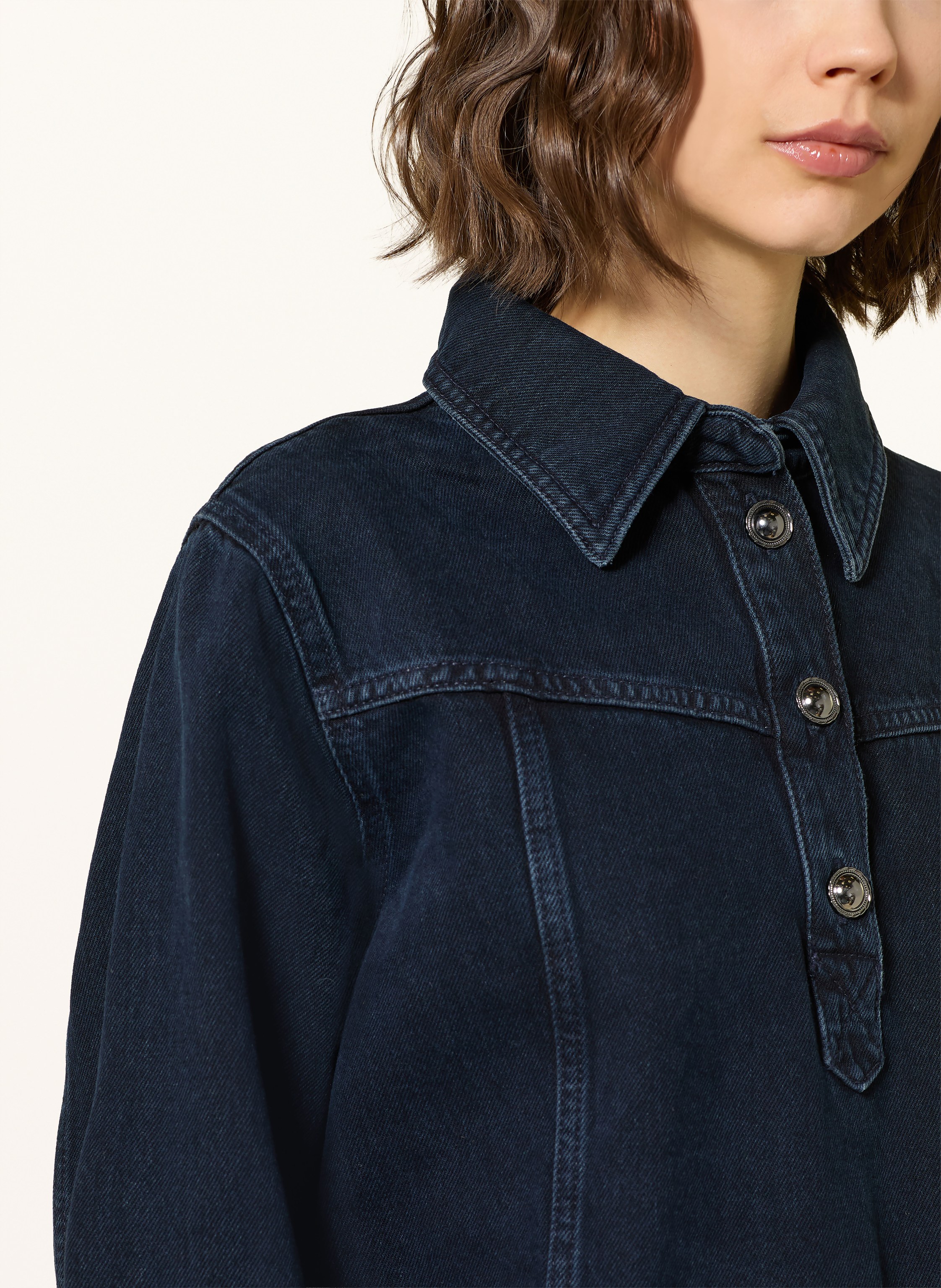 Thumbnail - Ba&Sh Jeans-Poloshirt blau