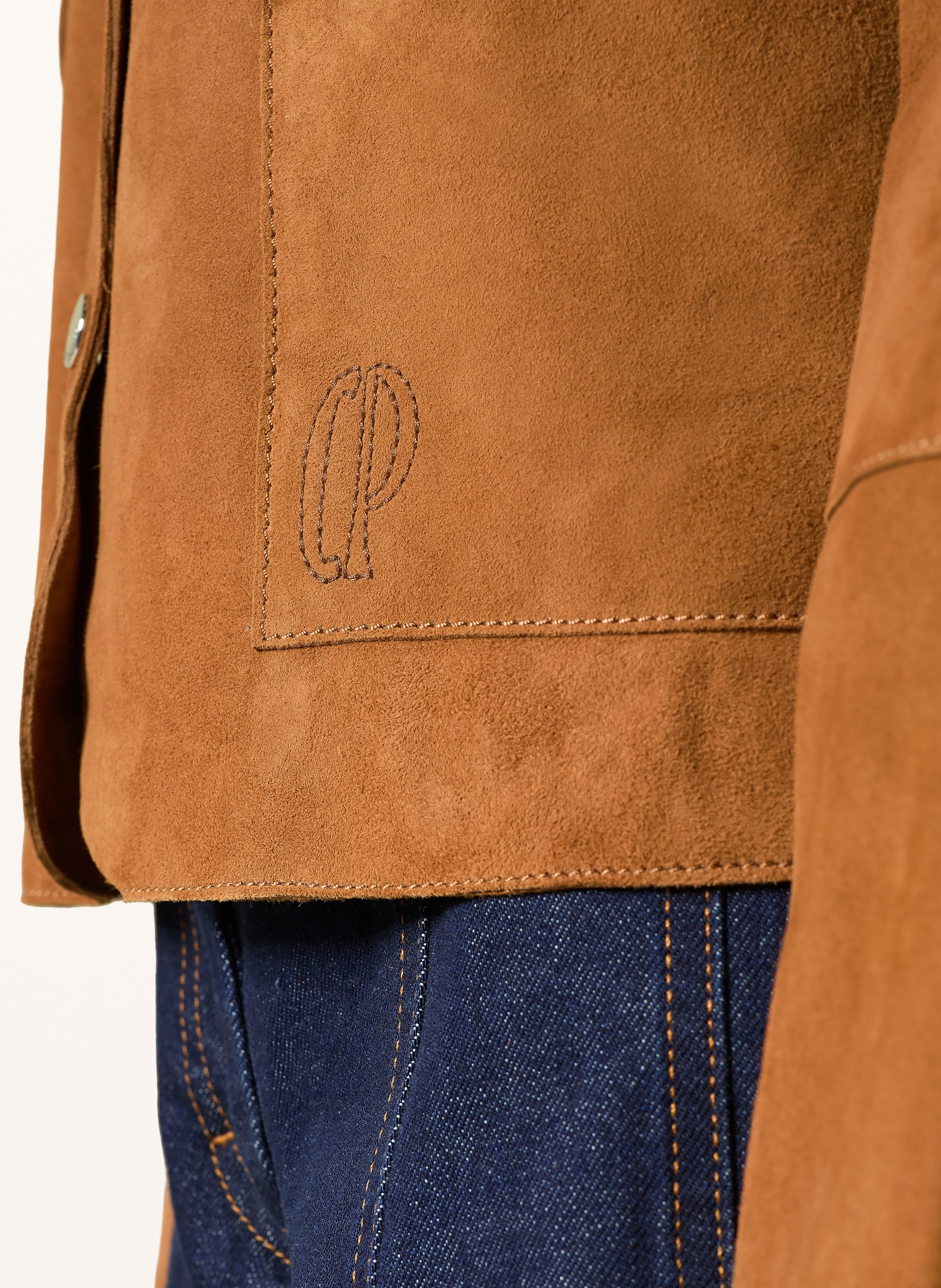 Thumbnail - Claudie Pierlot Lederjacke braun