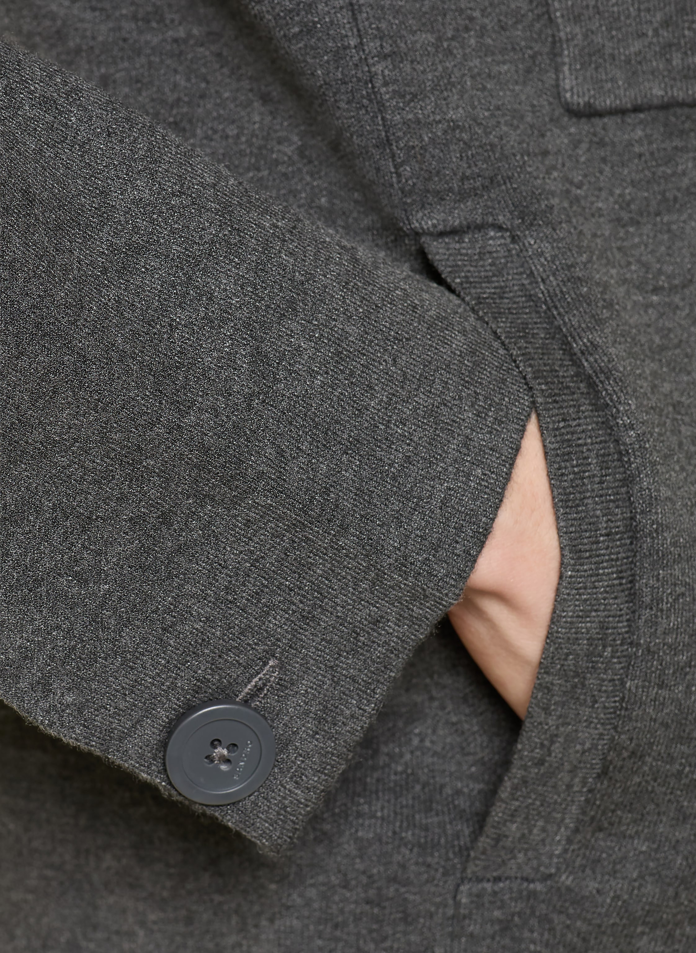 Thumbnail - Sandro Strick-Overjacket grau