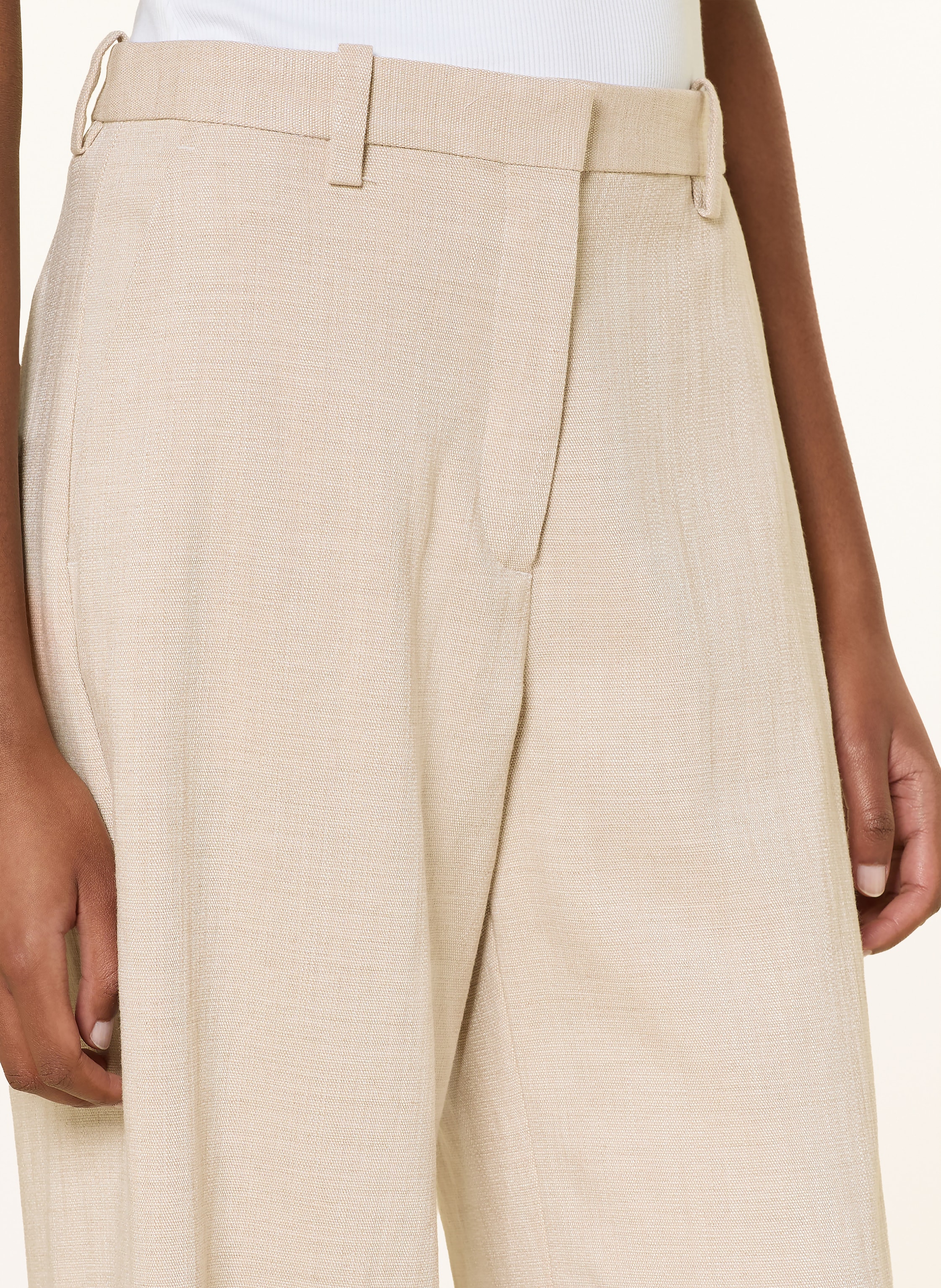 Thumbnail - Maje Marlenehose beige