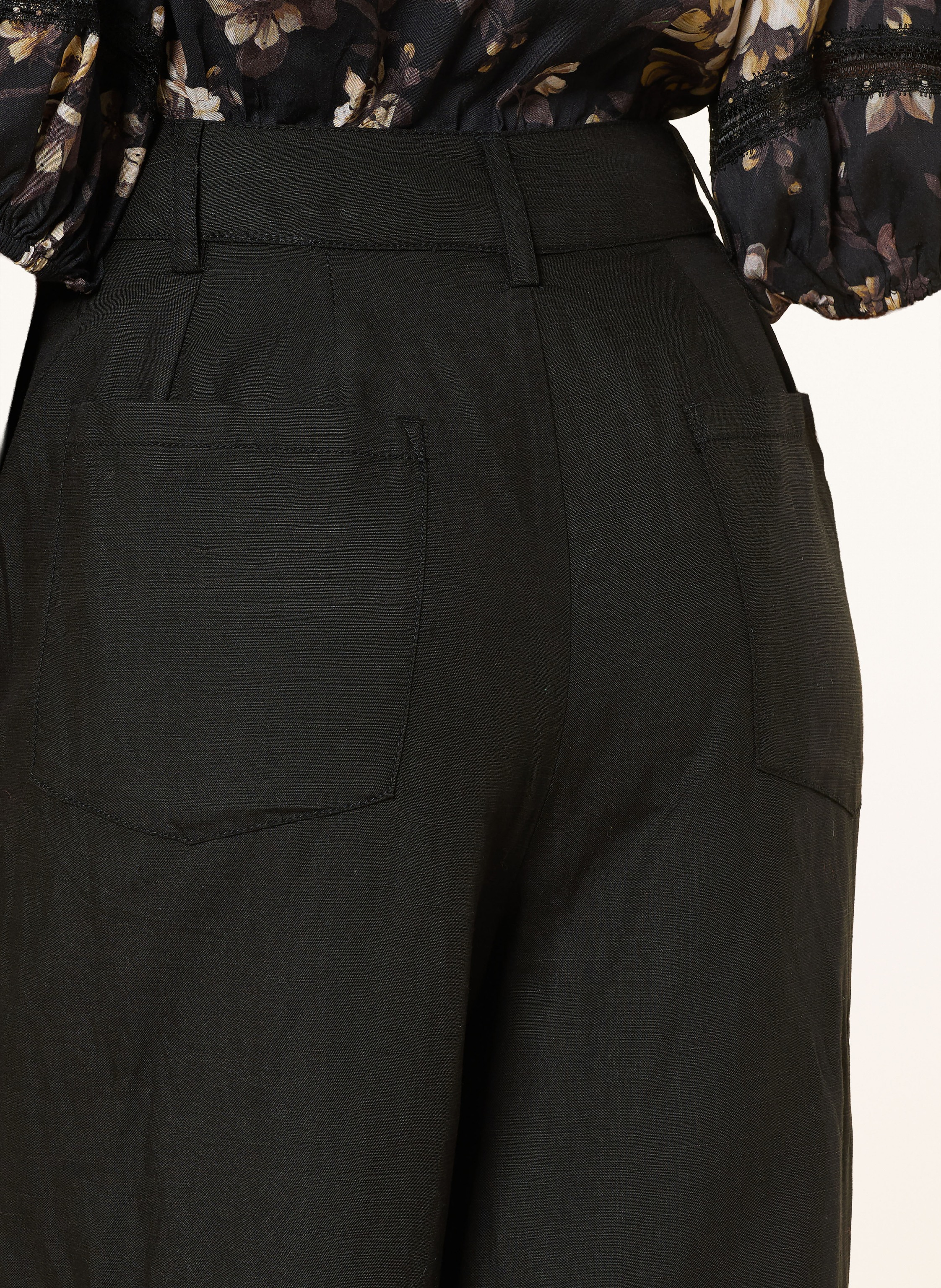 Thumbnail - Allsaints Marlenehose Sherell schwarz