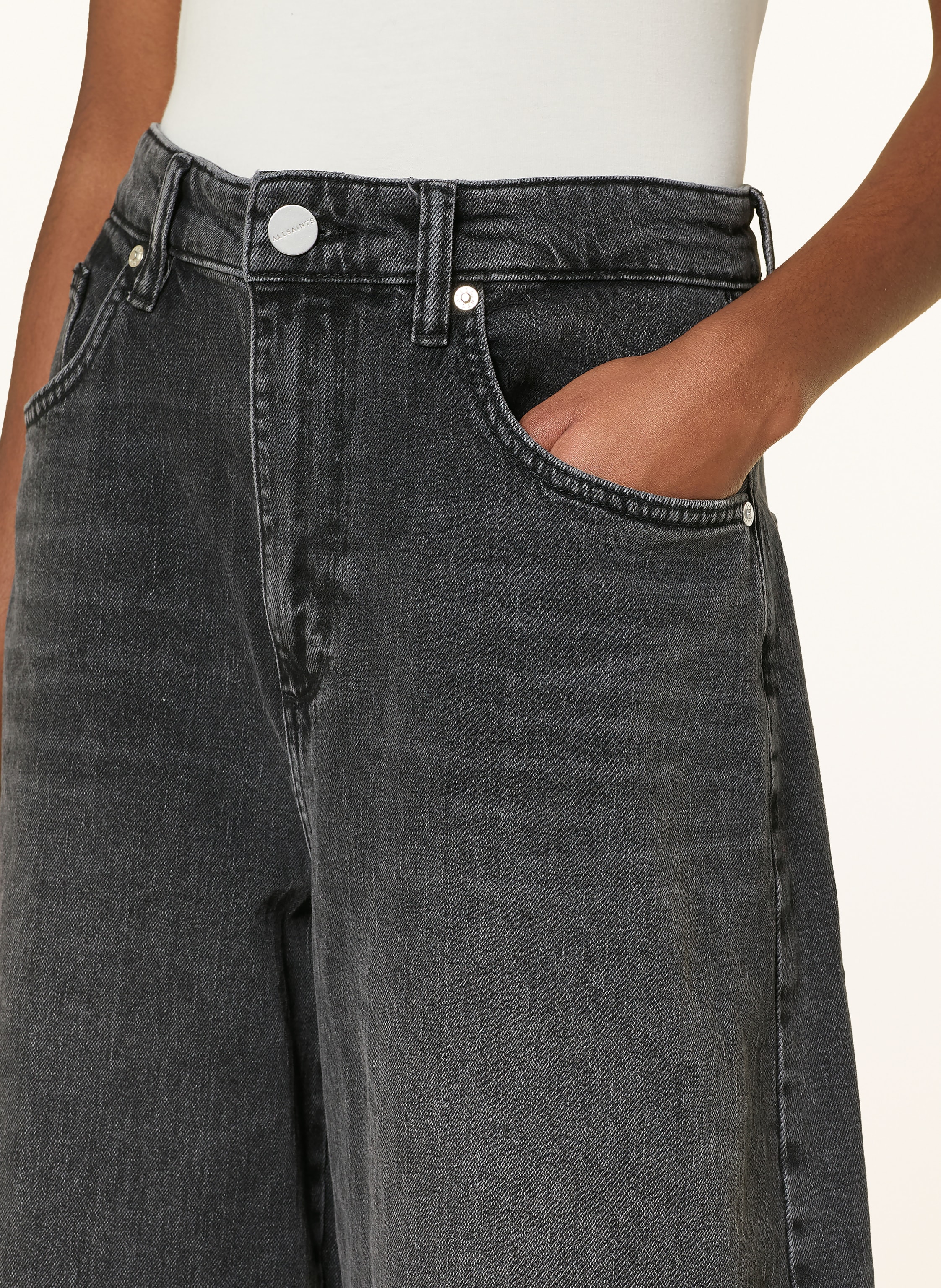 Thumbnail - Allsaints Barrel Jeans Payton schwarz