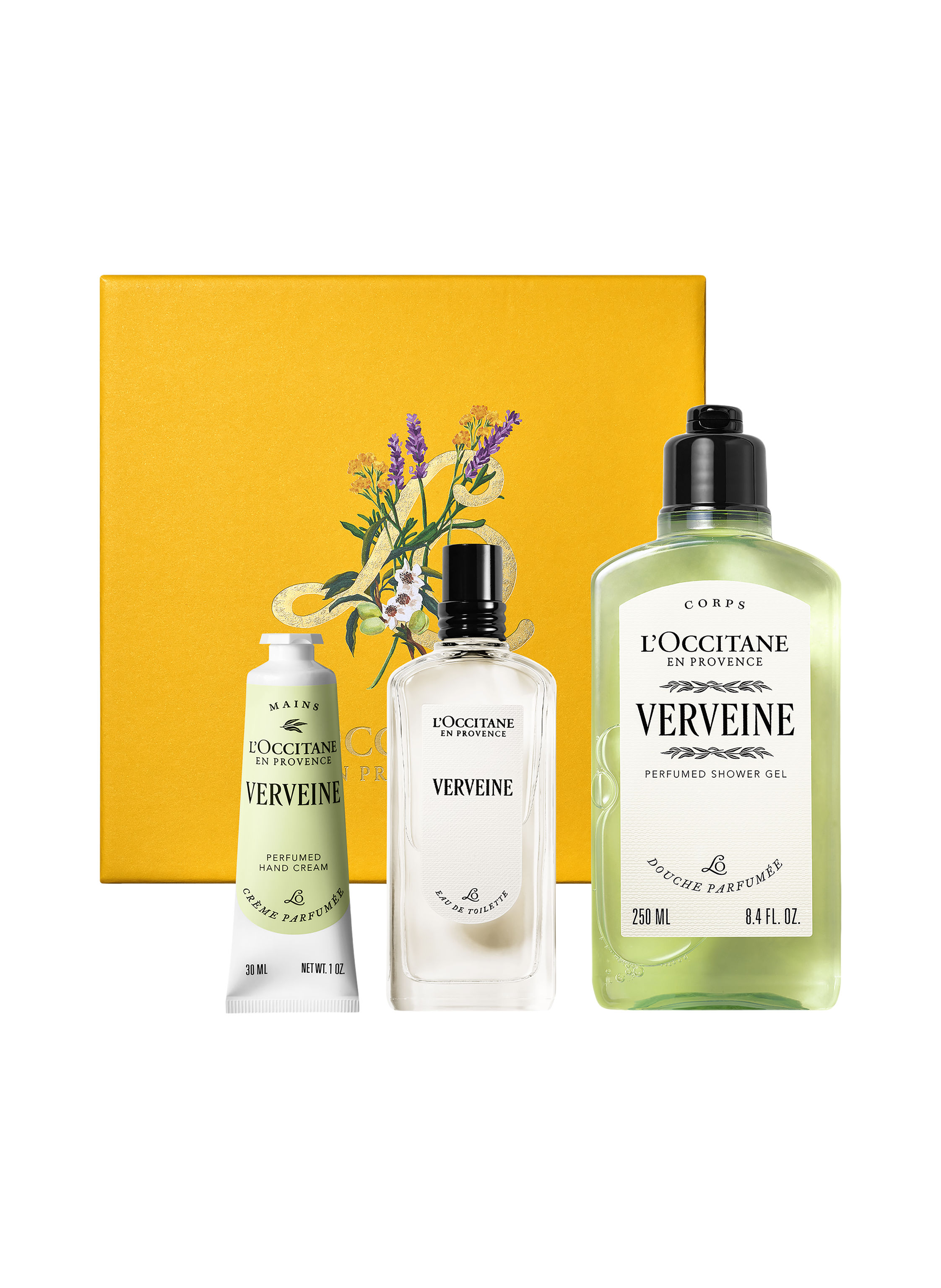 l'occitane en provence verveine woda toaletowa 100 ml   zestaw  