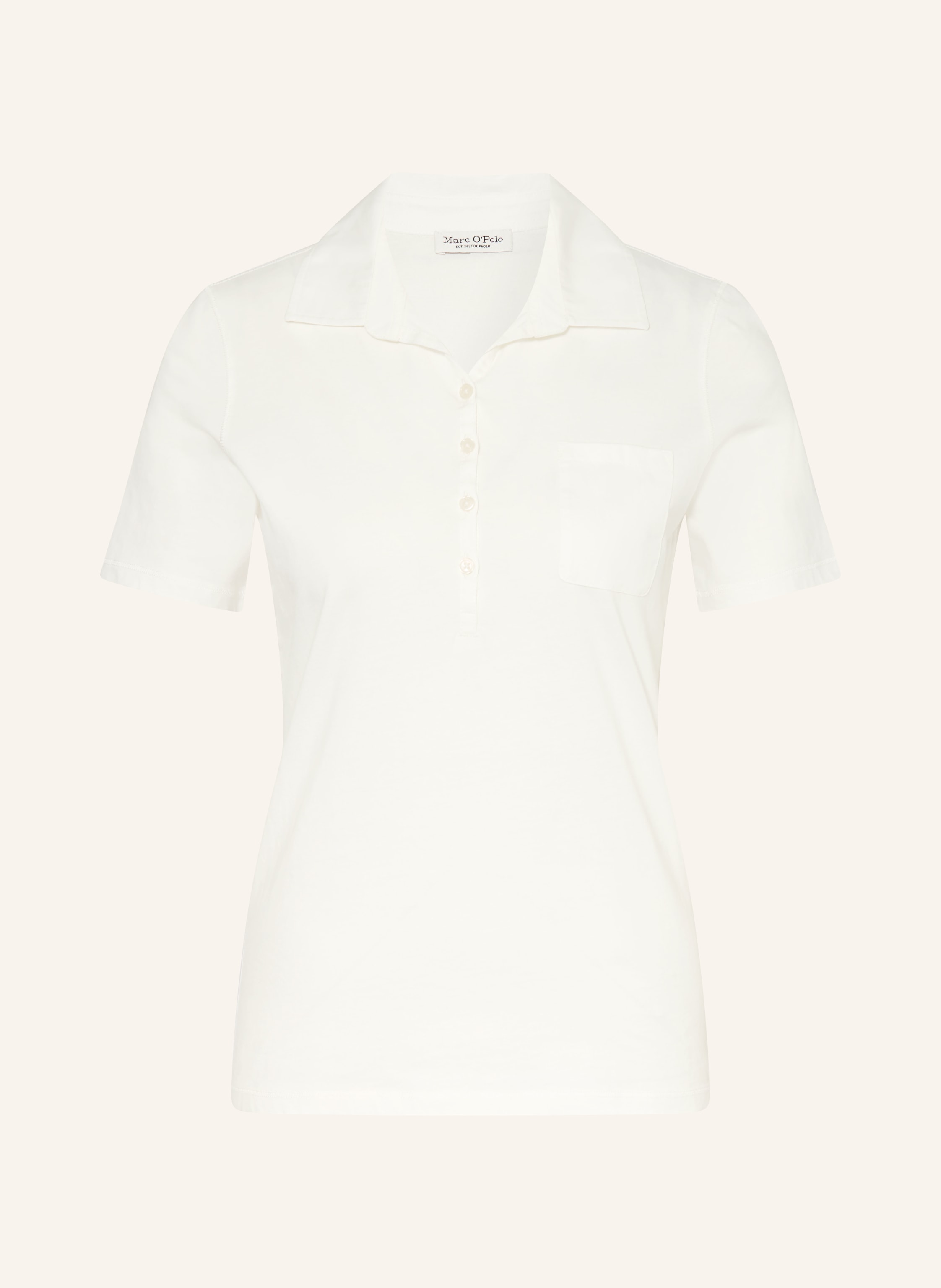 Marc O'polo Jersey-Poloshirt weiss