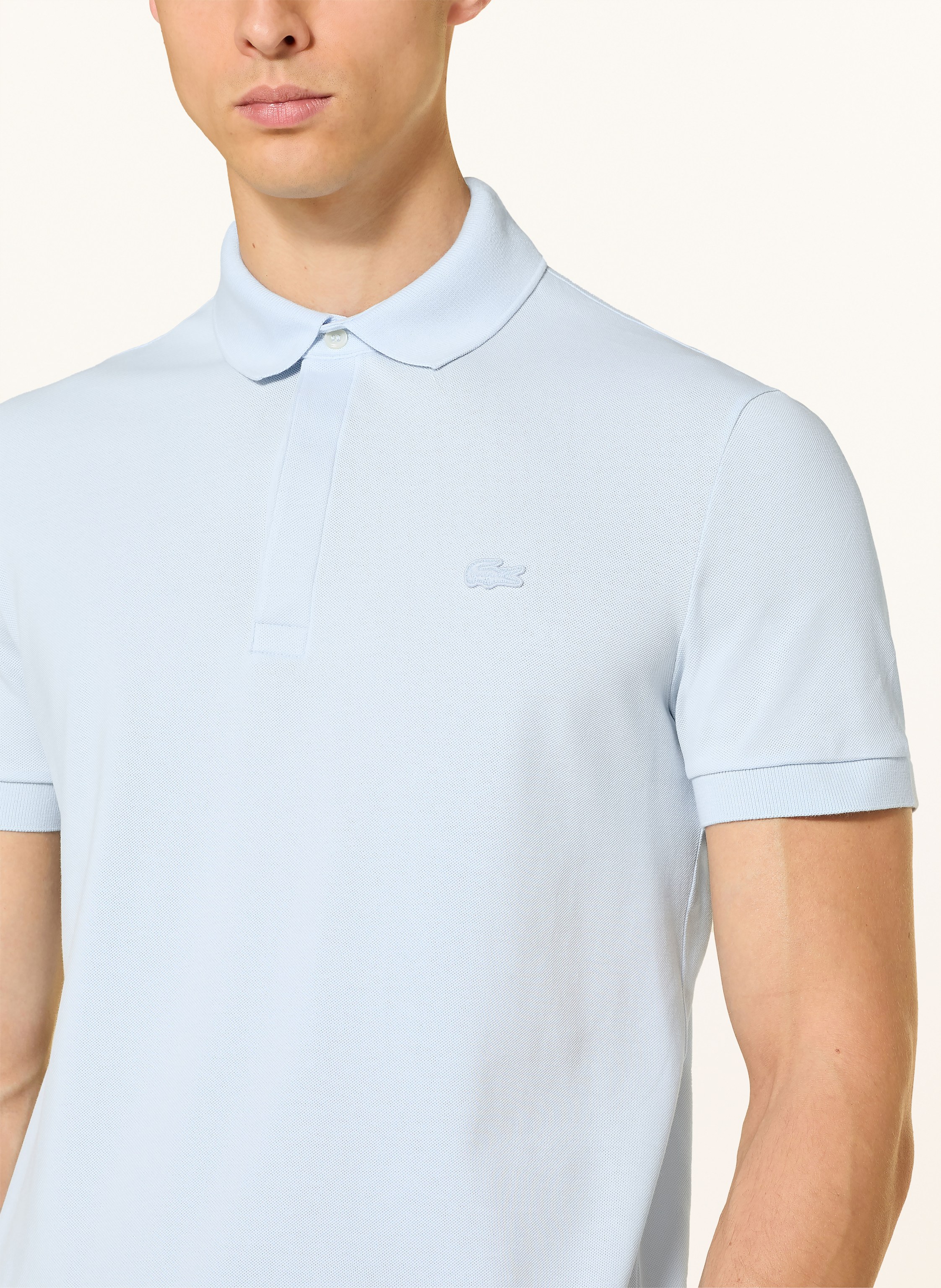 Thumbnail - Lacoste Piqué-Poloshirt blau