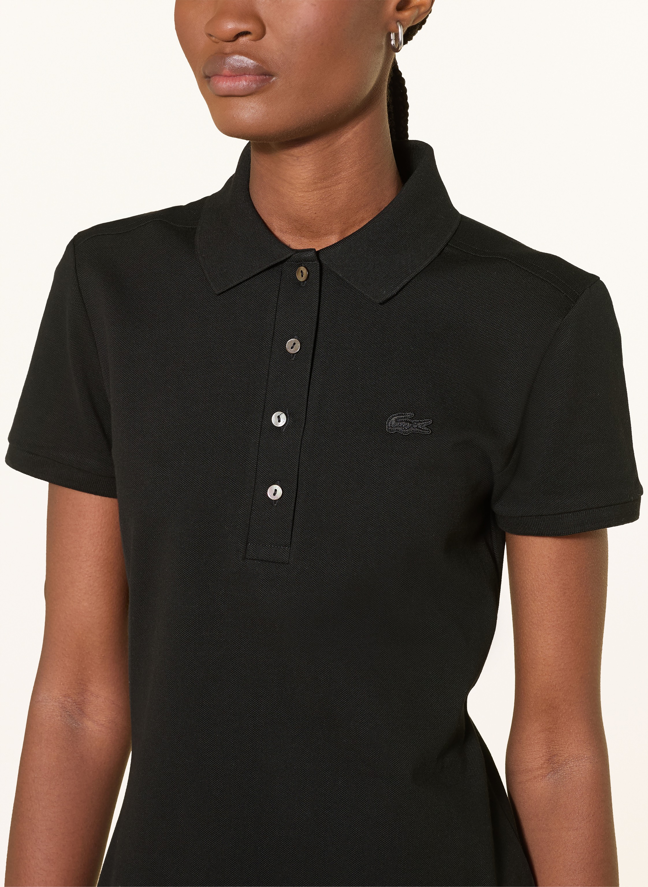 Thumbnail - Lacoste Piqué-Polokleid schwarz