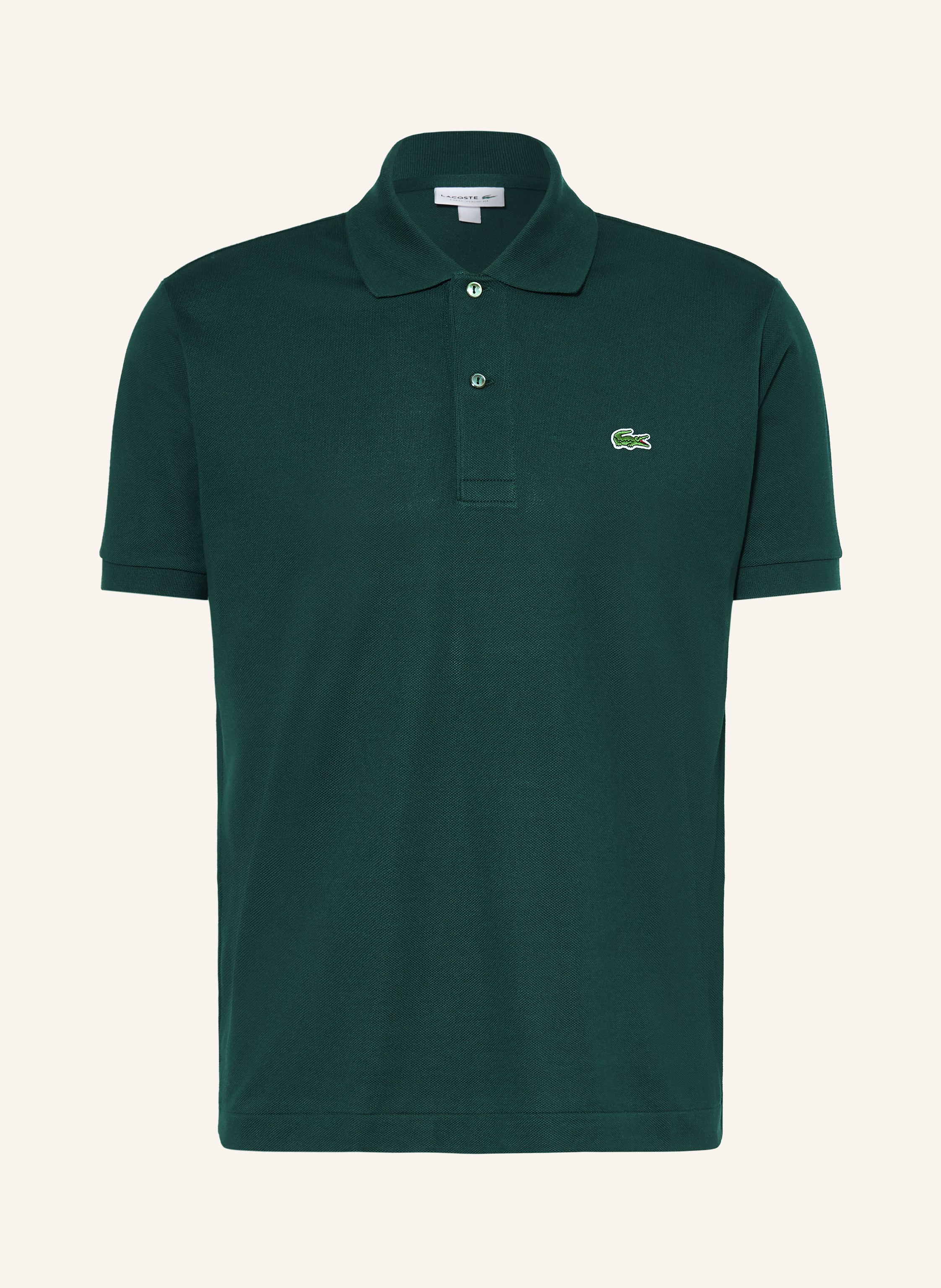 Lacoste Piqué-Poloshirt Classic Fit gruen