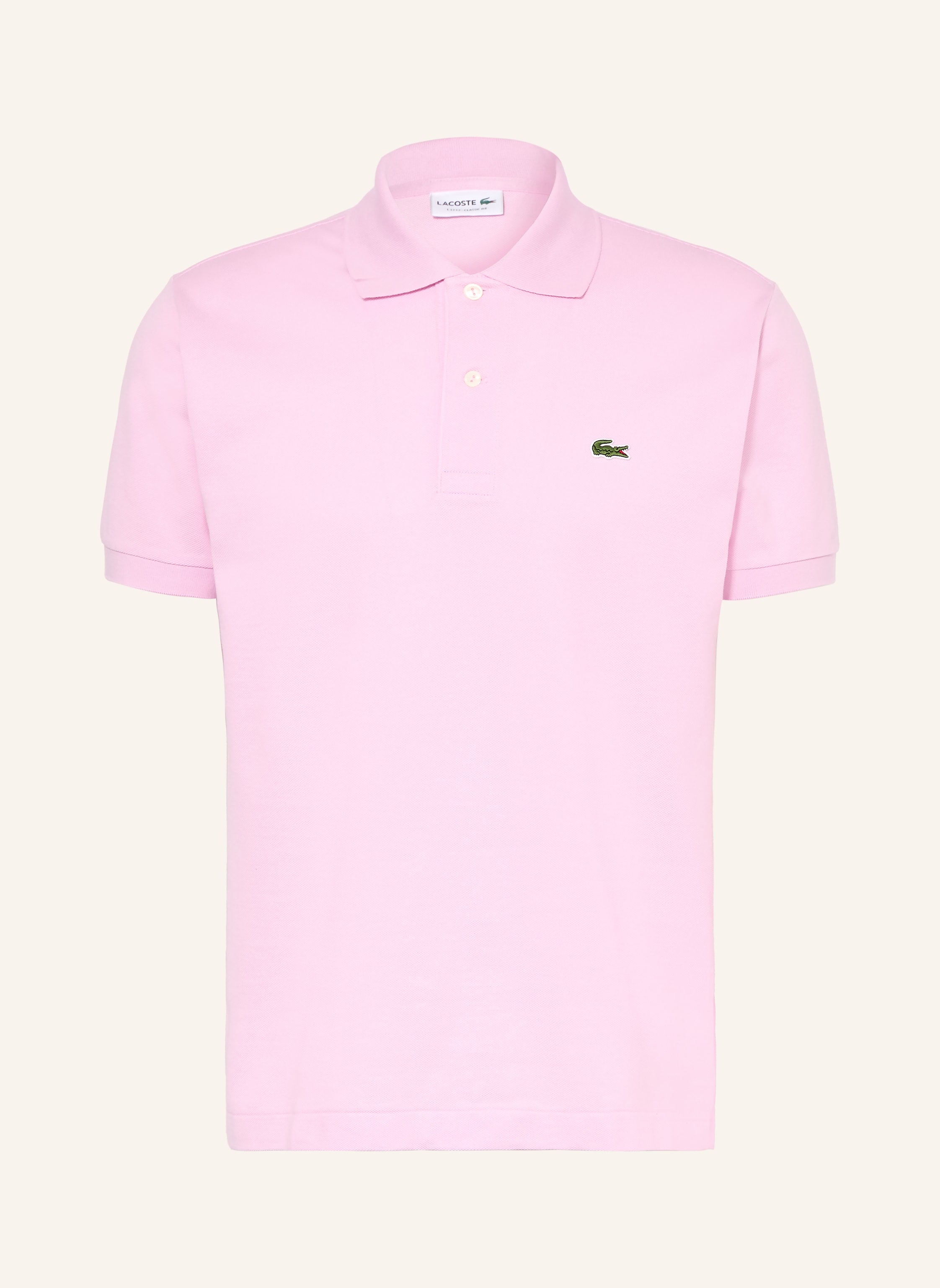 Lacoste Piqué-Poloshirt Classic Fit rosa