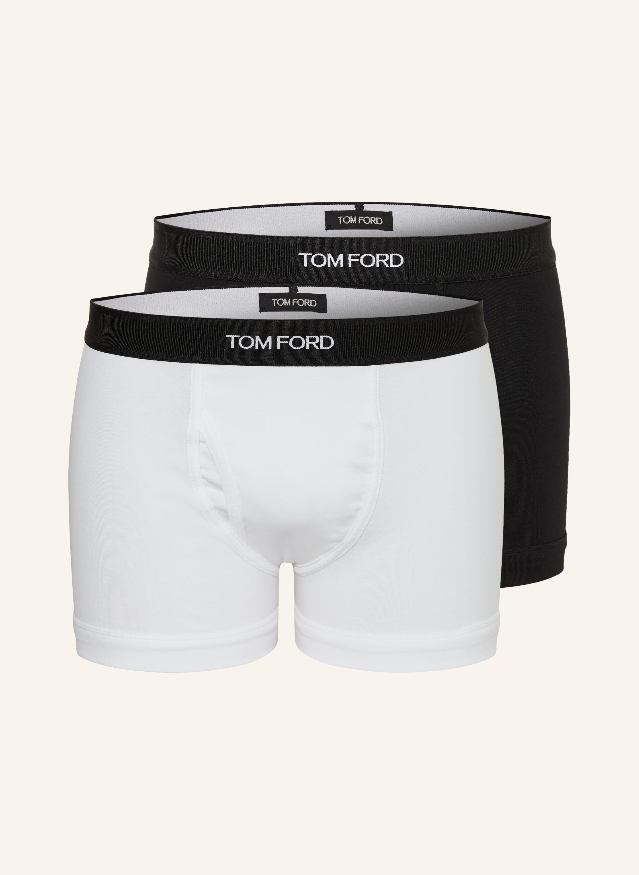 Tom Ford Tom Ford 2er-Pack Boxershorts schwarz in SCHWARZ / WEISS