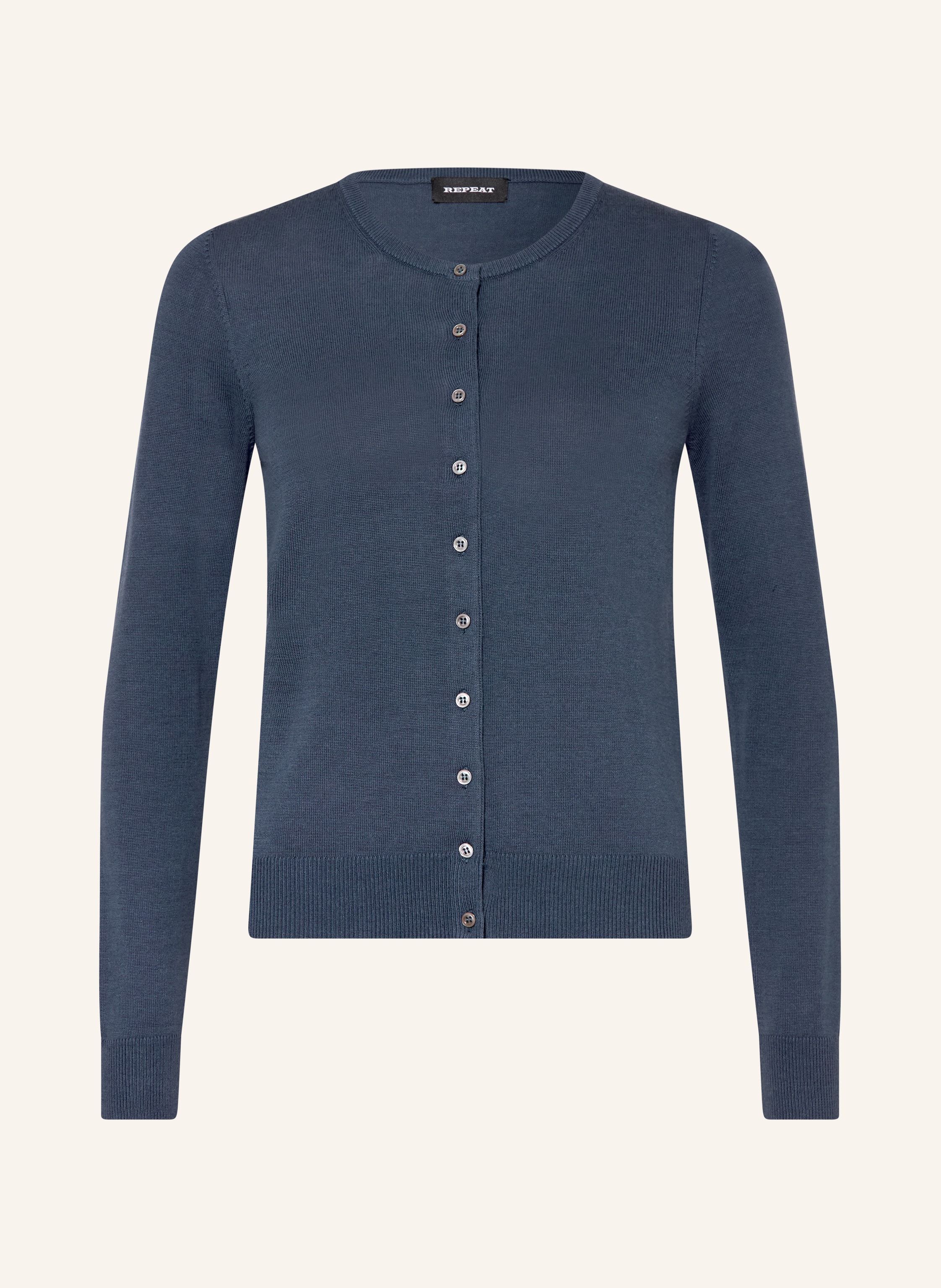 Repeat Strickjacke blau