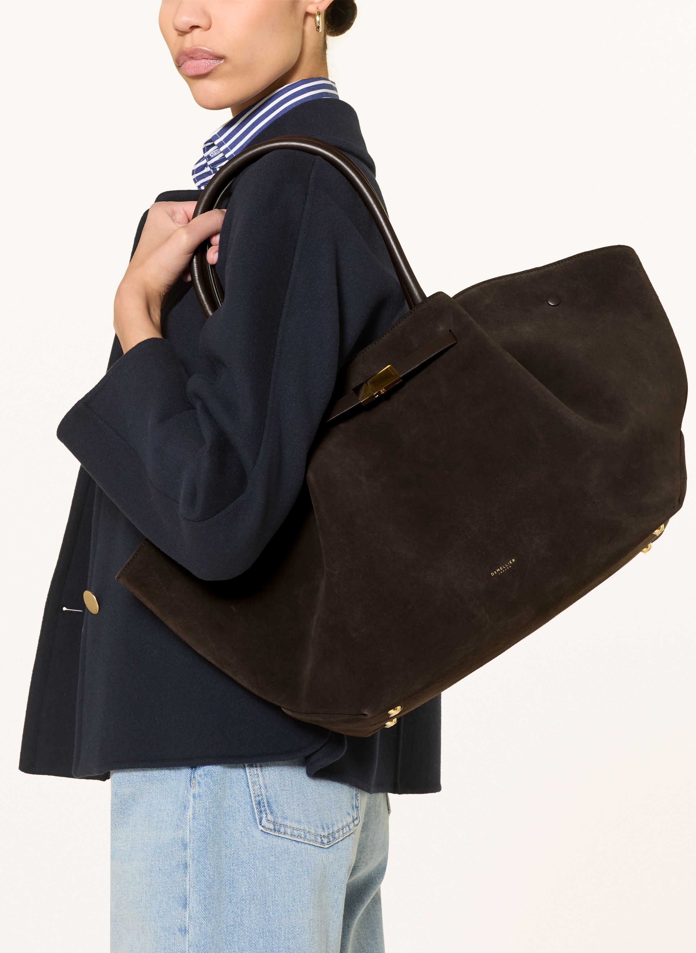 Thumbnail - Demellier Shopper New York Large braun