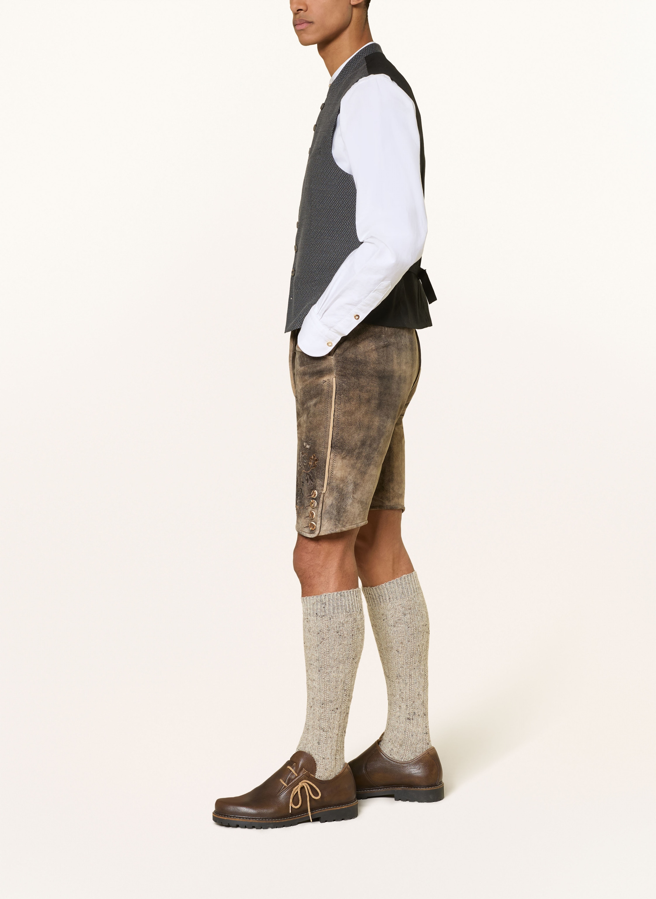 Thumbnail - Beckert Trachten-Lederhose Bischofswiesen braun