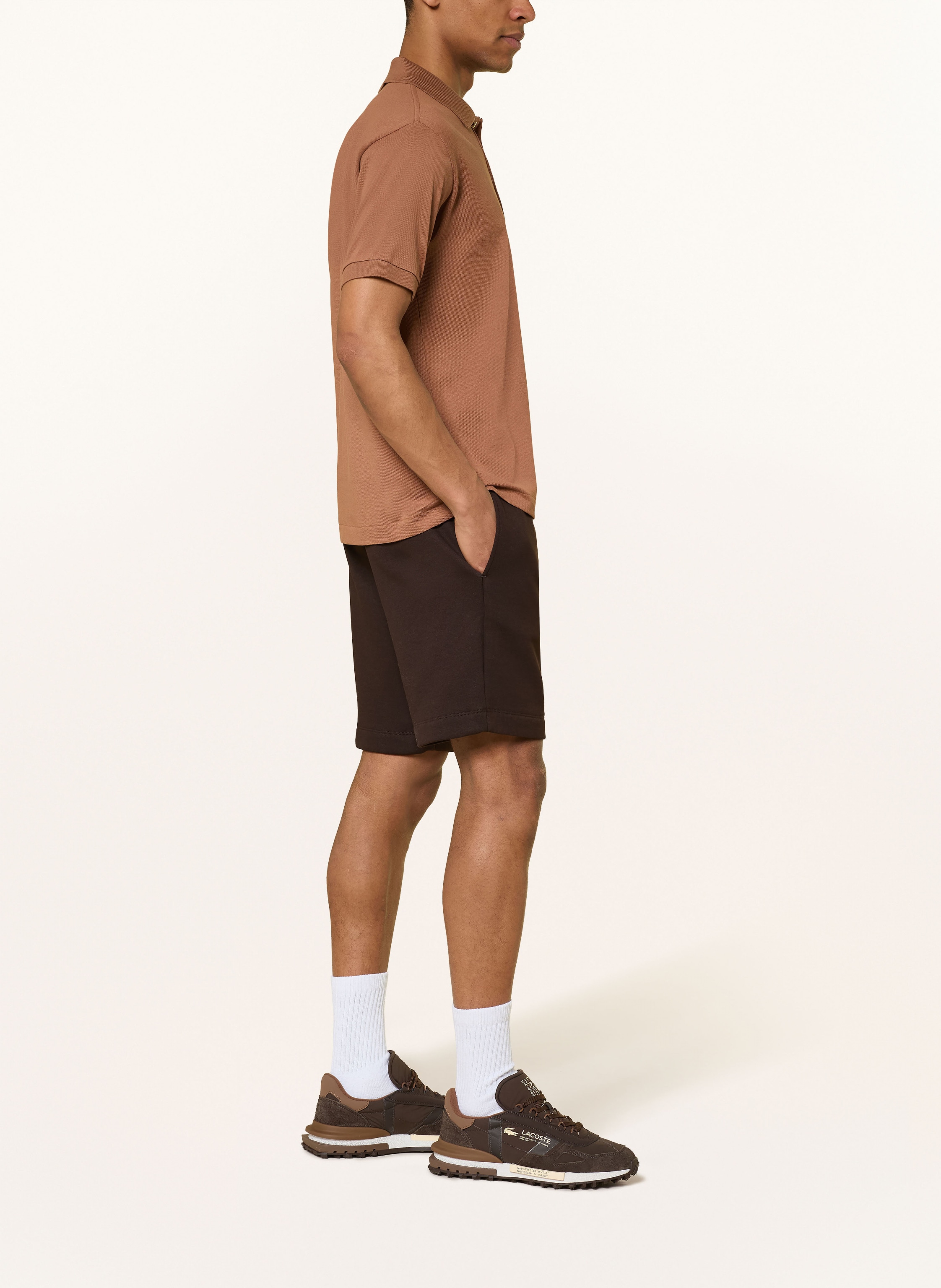 Thumbnail - Lacoste Sweatshorts braun