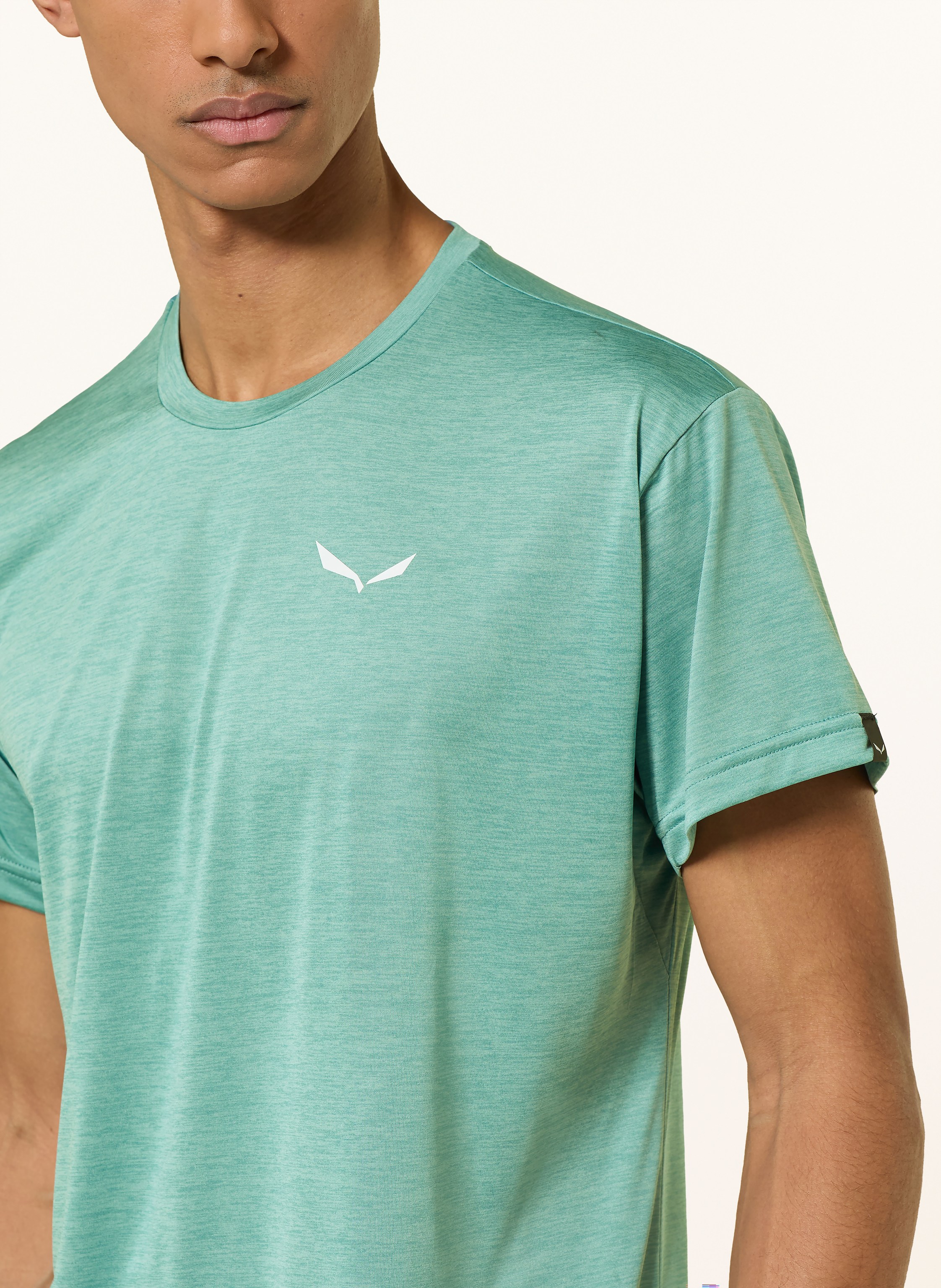 Thumbnail - Salewa T-Shirt Puez Melange Dry'ton blau