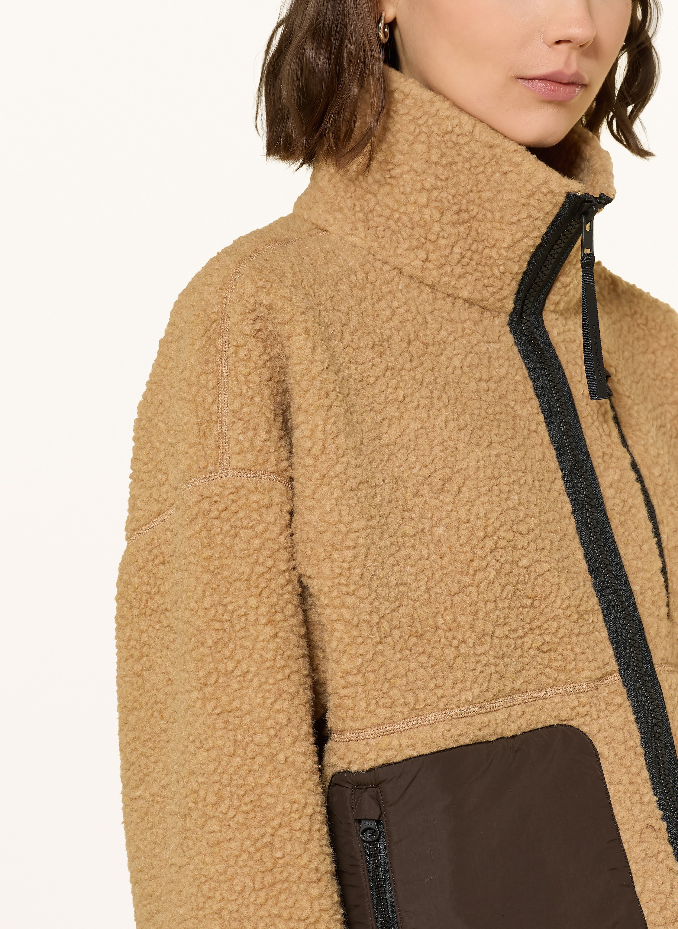 Thumbnail - Canada Goose Teddyfell-Jacke Simcoe beige