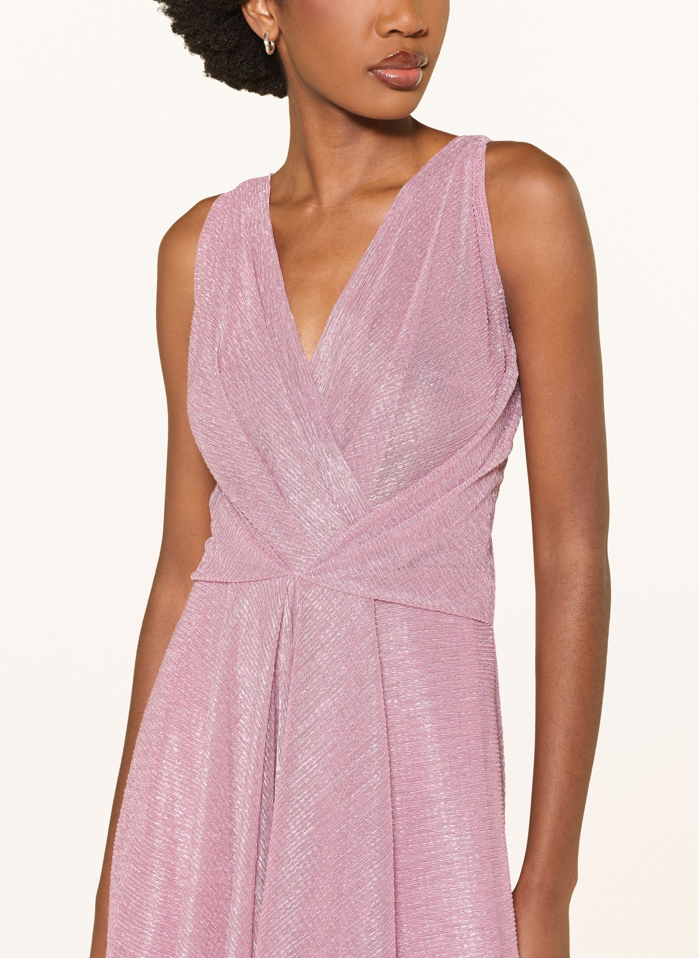 Thumbnail - Talbot Runhof Abendkleid Mit Glitzergarn rosa