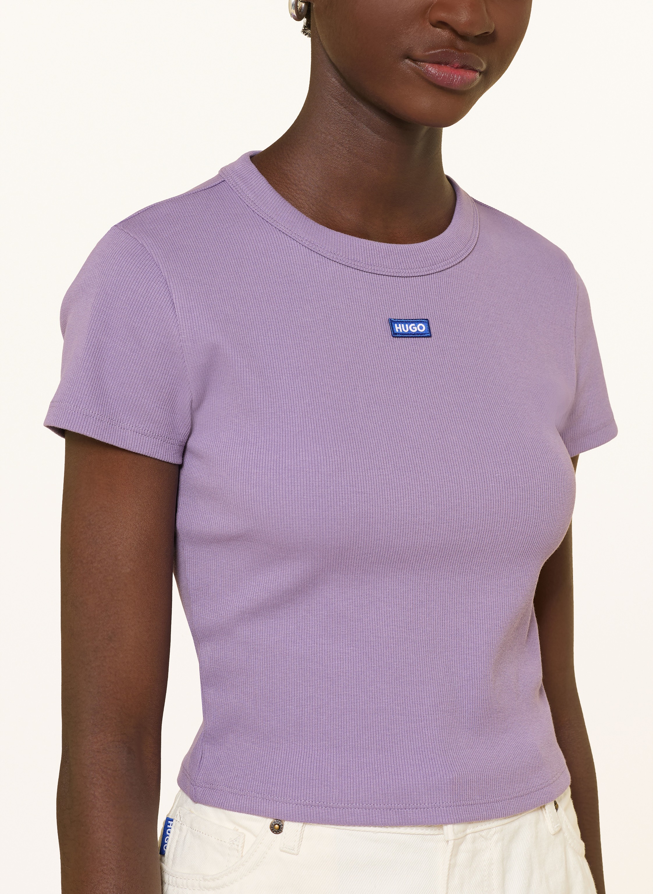 Thumbnail - Hugo Cropped-Shirt lila