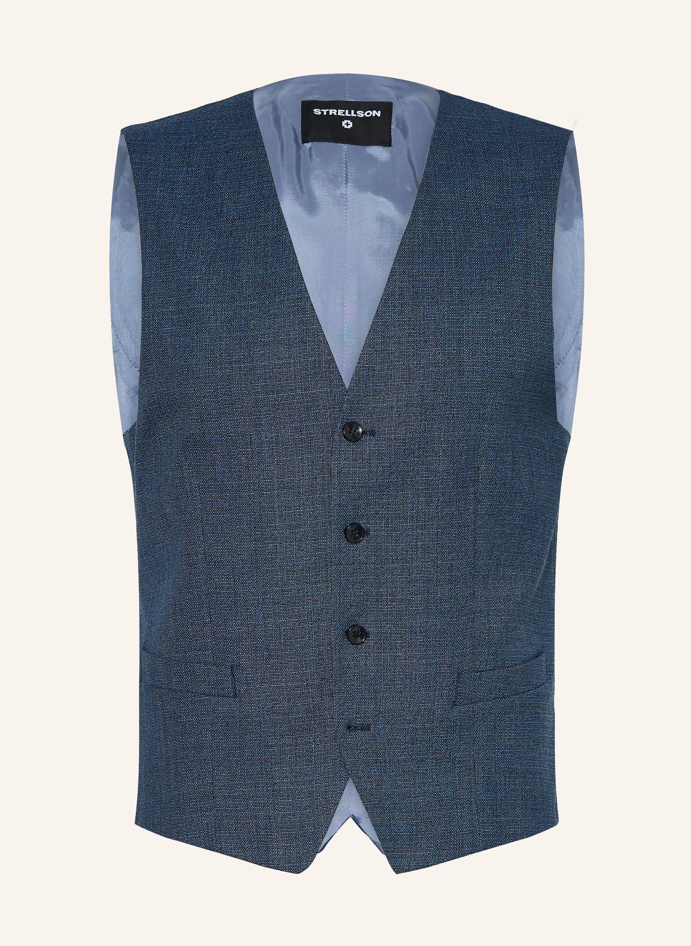 Strellson Anzugweste gyl2 Slim Fit blau