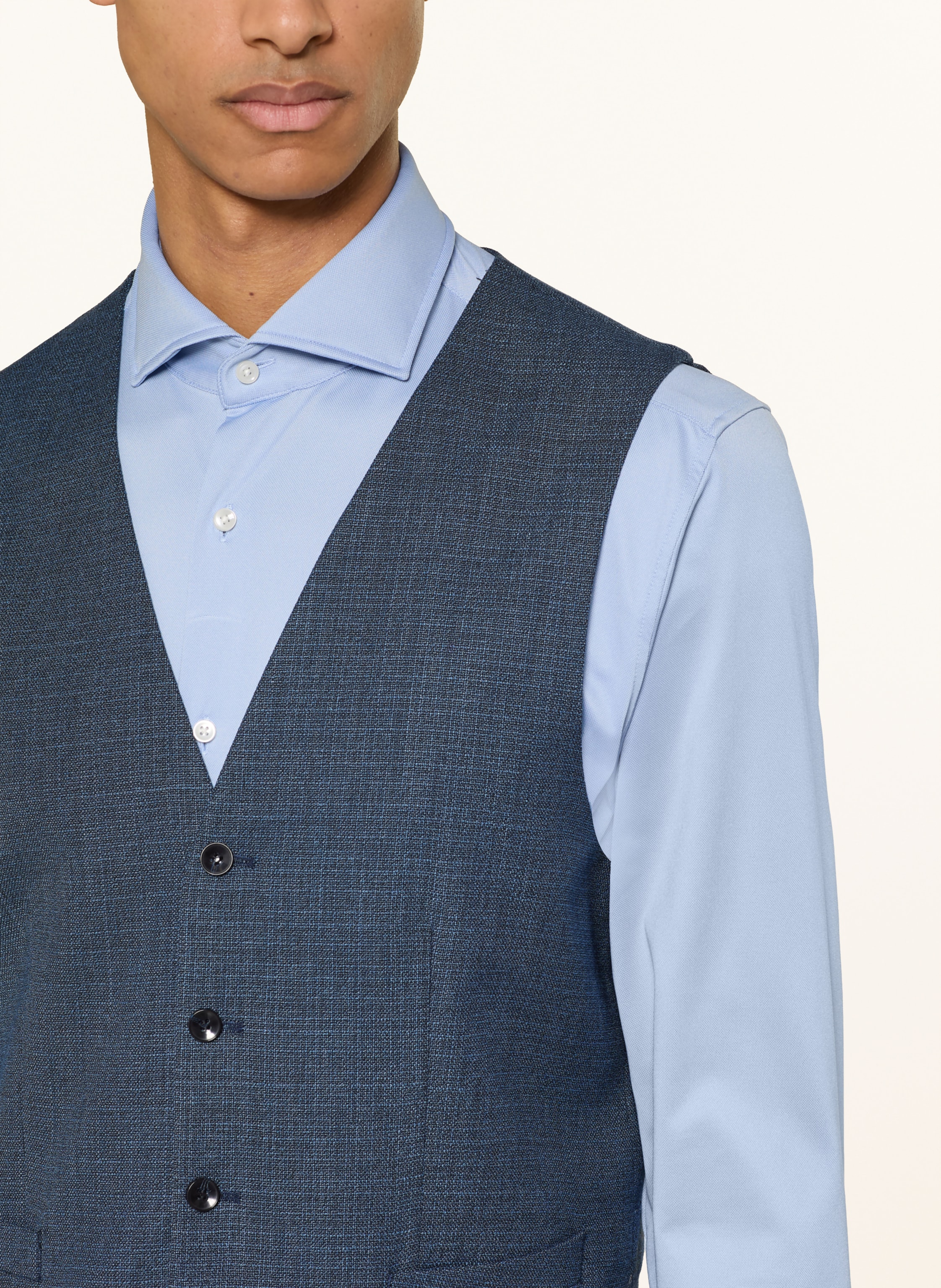 Thumbnail - Strellson Anzugweste gyl2 Slim Fit blau