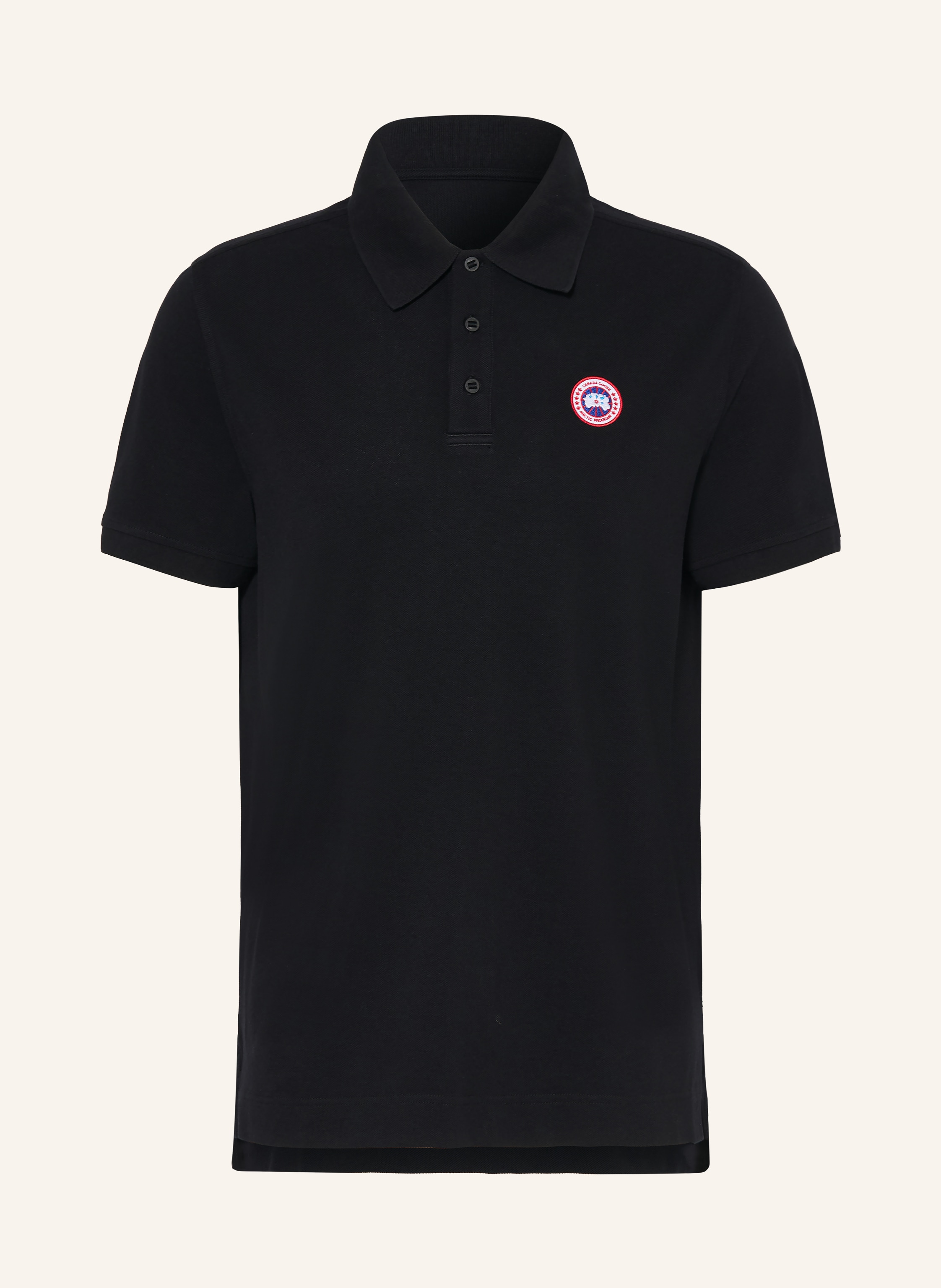 Canada Goose Piqué-Poloshirt Beckley schwarz