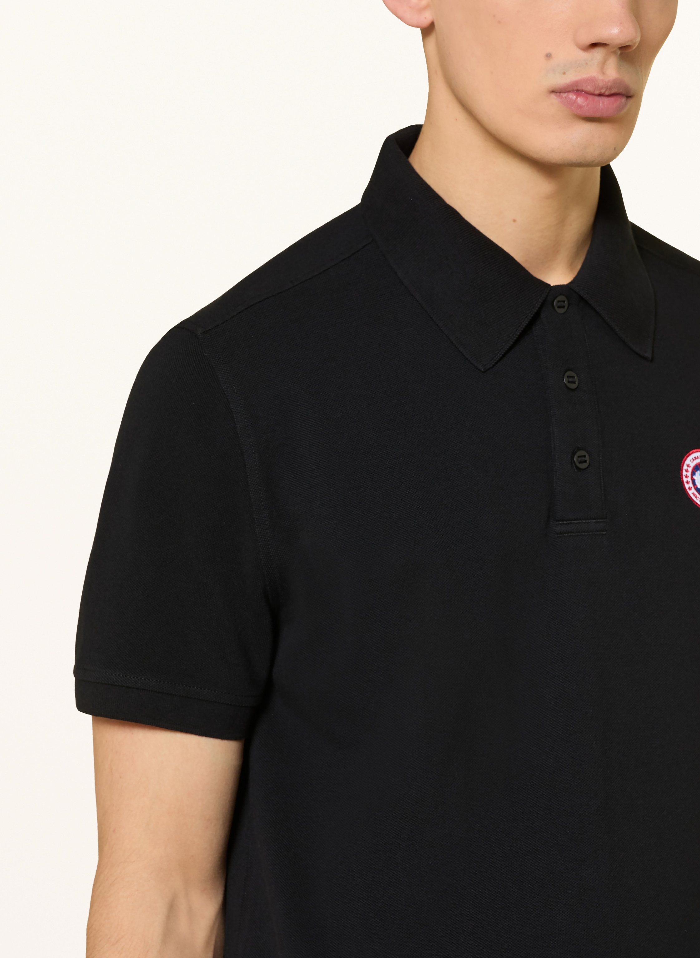 Thumbnail - Canada Goose Piqué-Poloshirt Beckley schwarz