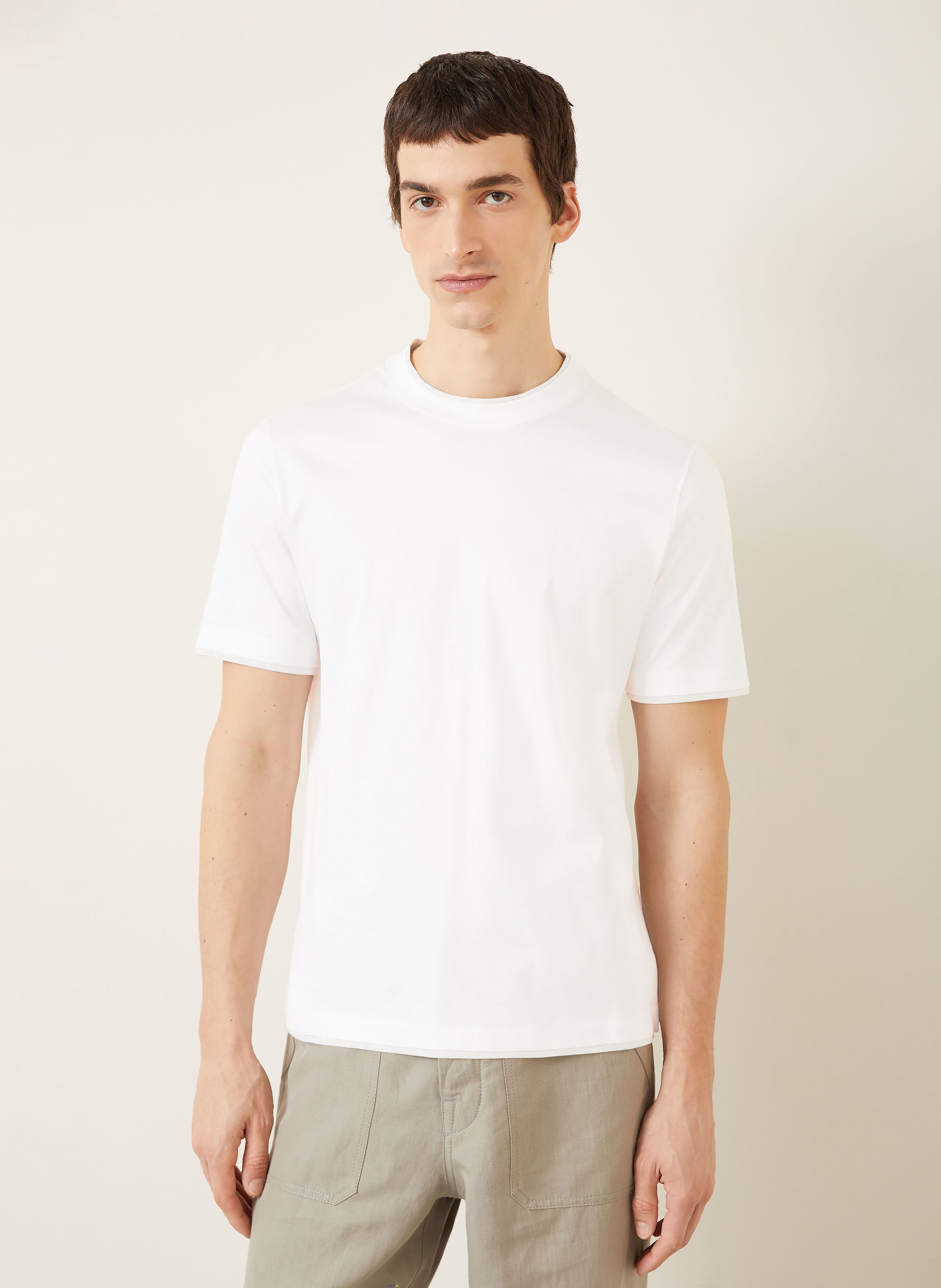Thumbnail - Brunello Cucinelli T-Shirt weiss