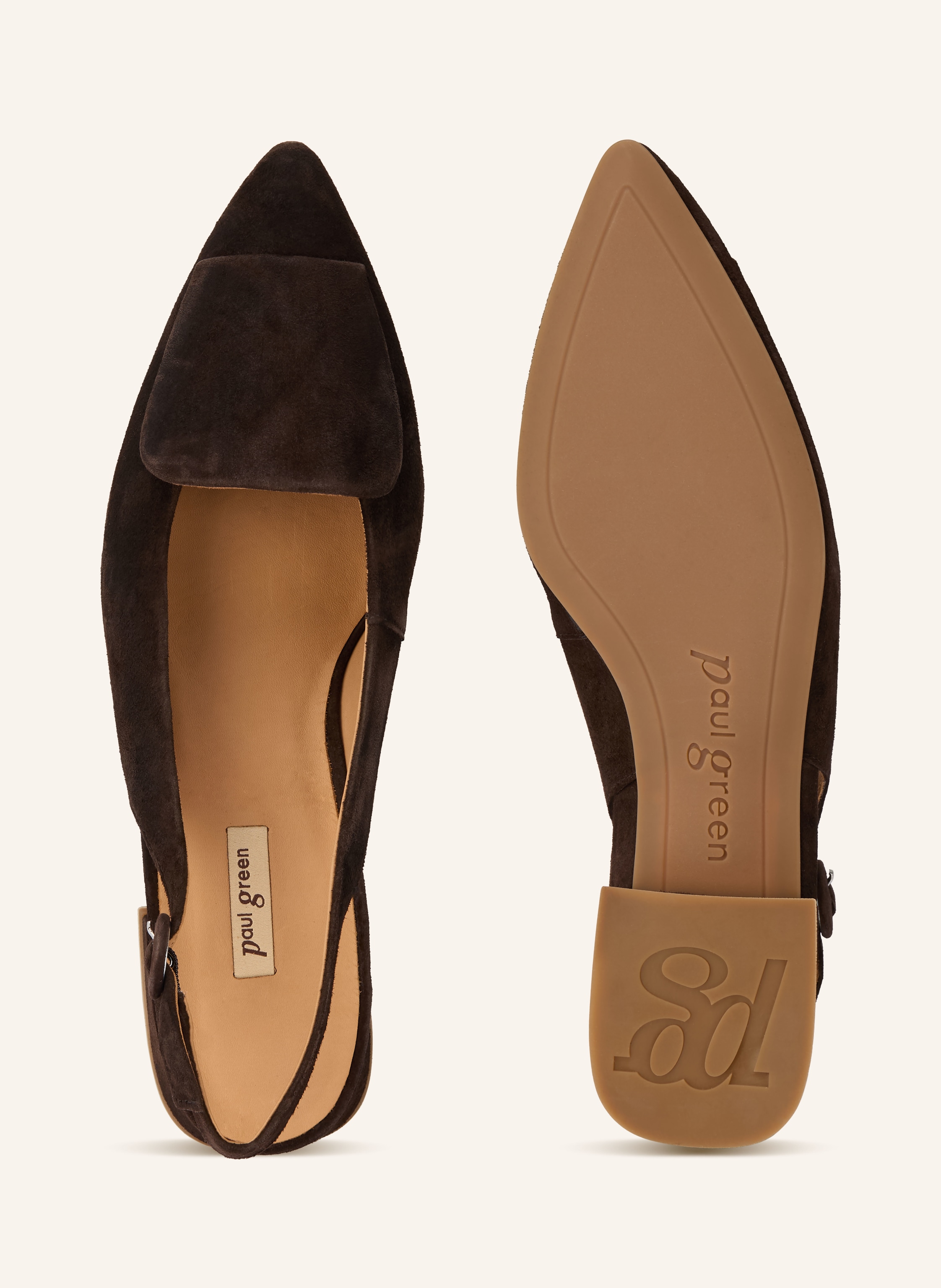 Thumbnail - Paul Green Slingballerinas braun