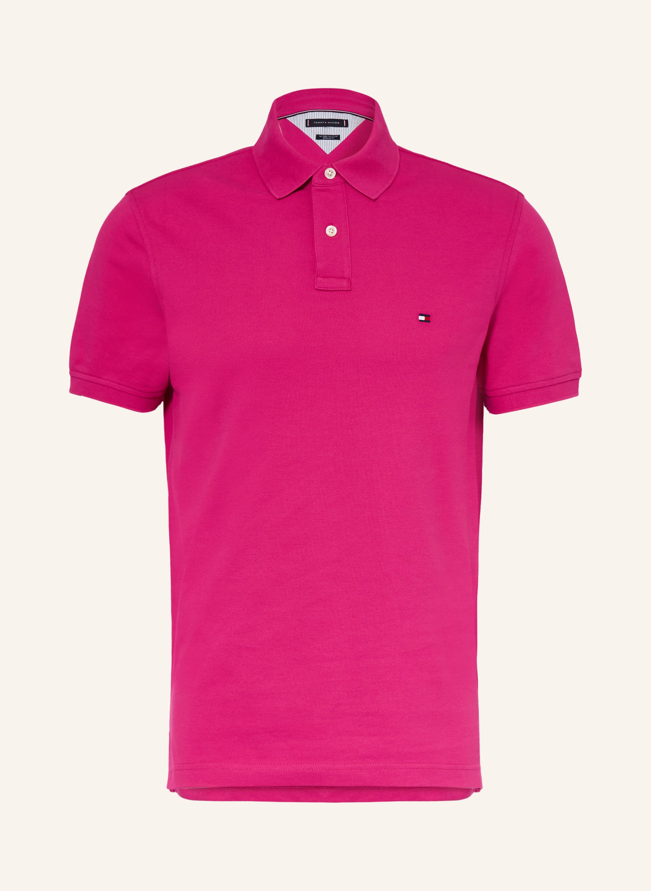 Tommy Hilfiger Piqué-Poloshirt Regular Fit rot