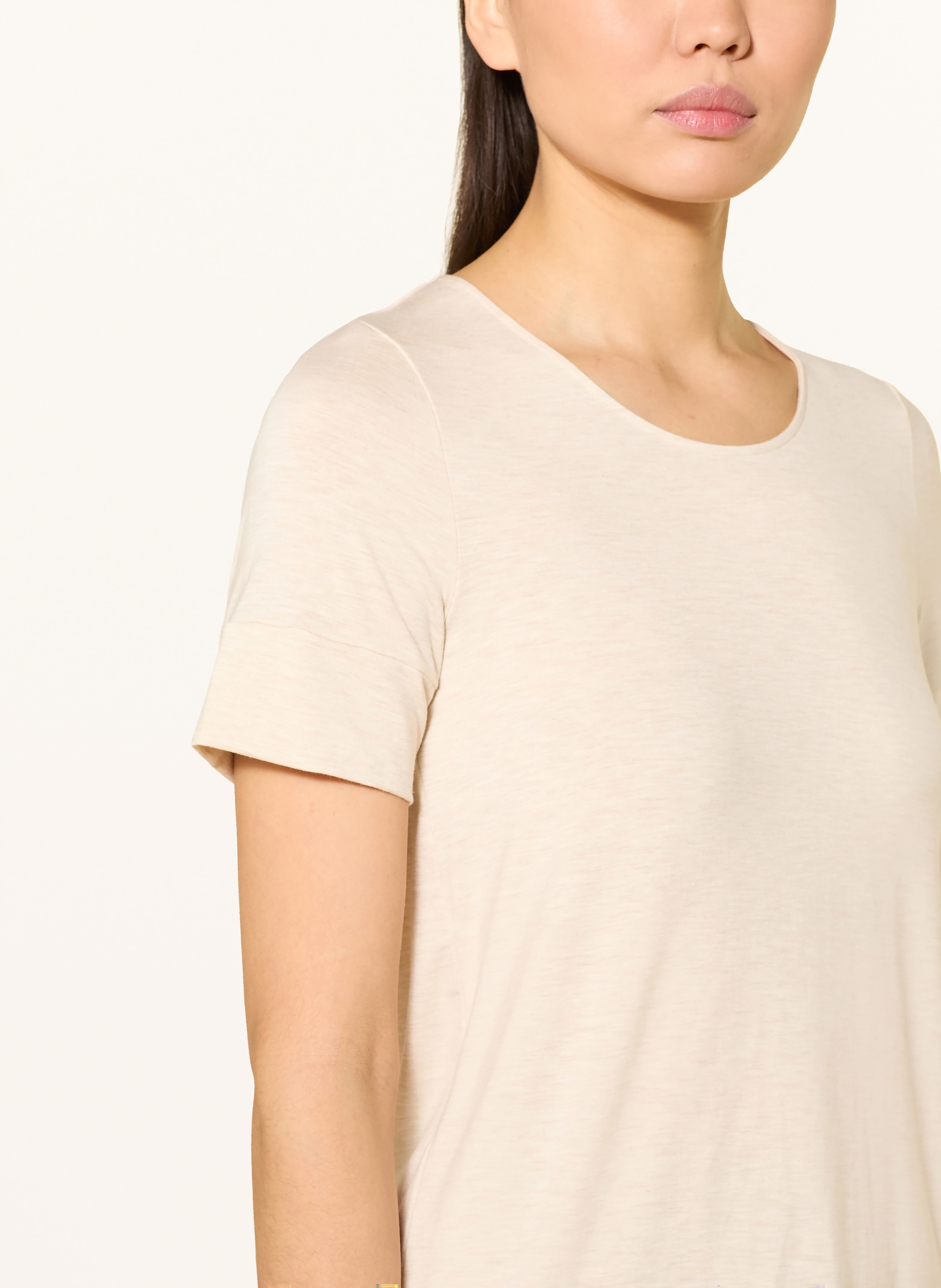 Thumbnail - Hanro Schlafshirt Natural Elegance beige