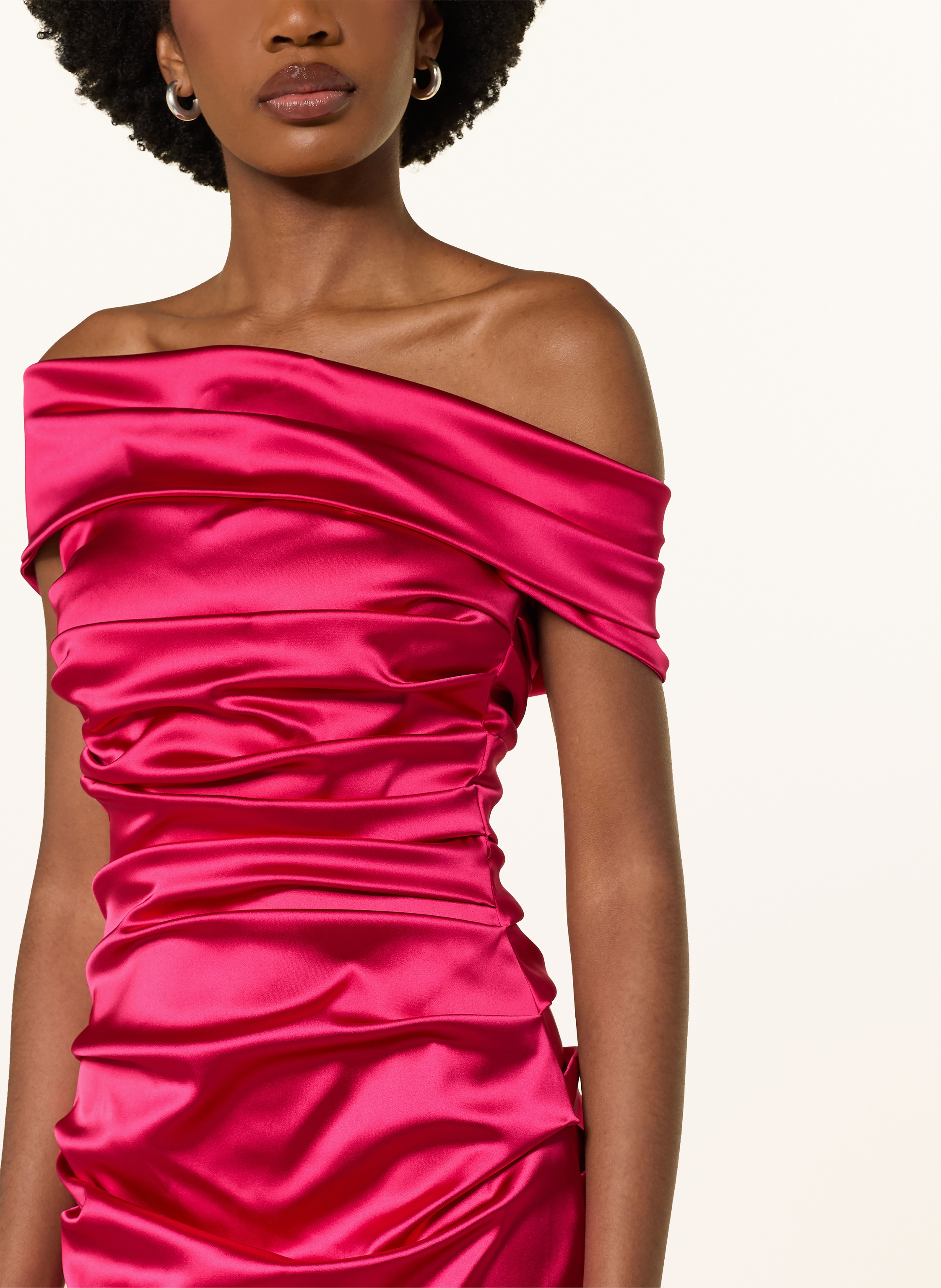Thumbnail - Talbot Runhof Cocktailkleid Aus Satin pink
