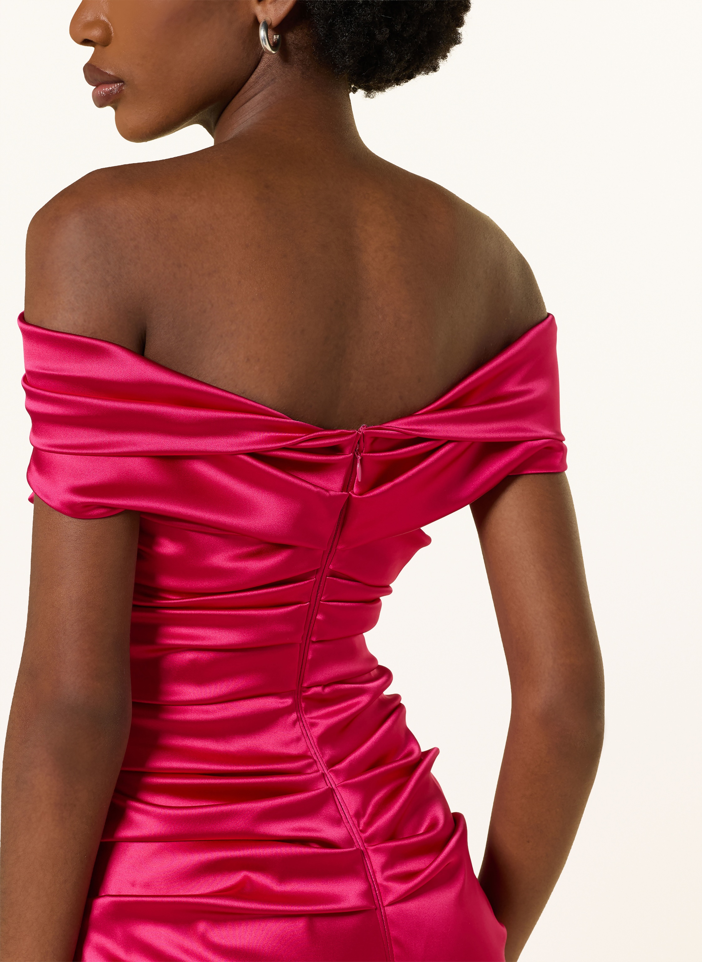 Thumbnail - Talbot Runhof Cocktailkleid Aus Satin pink