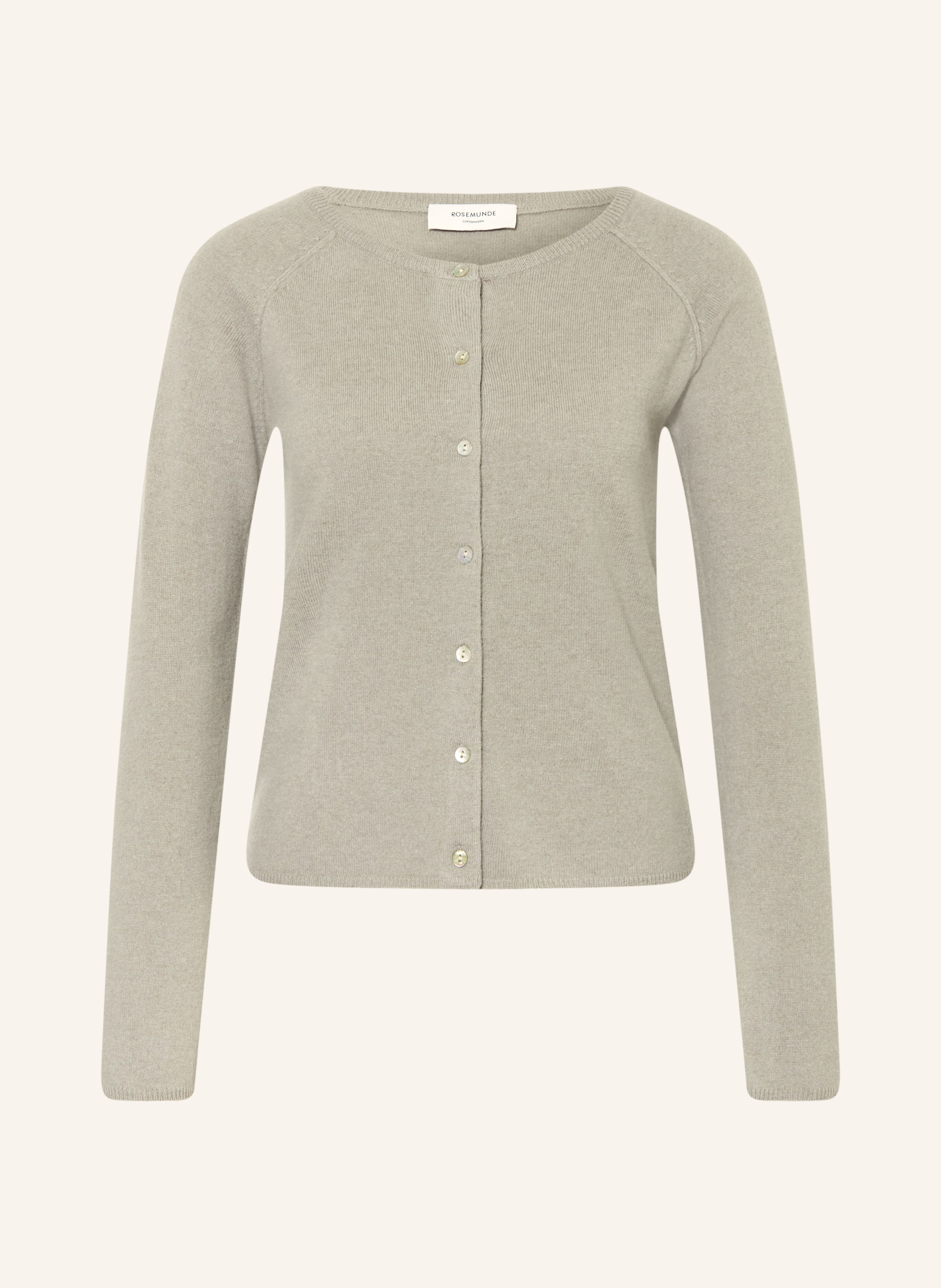 Rosemunde Strickjacke Laica Mit Cashmere gruen