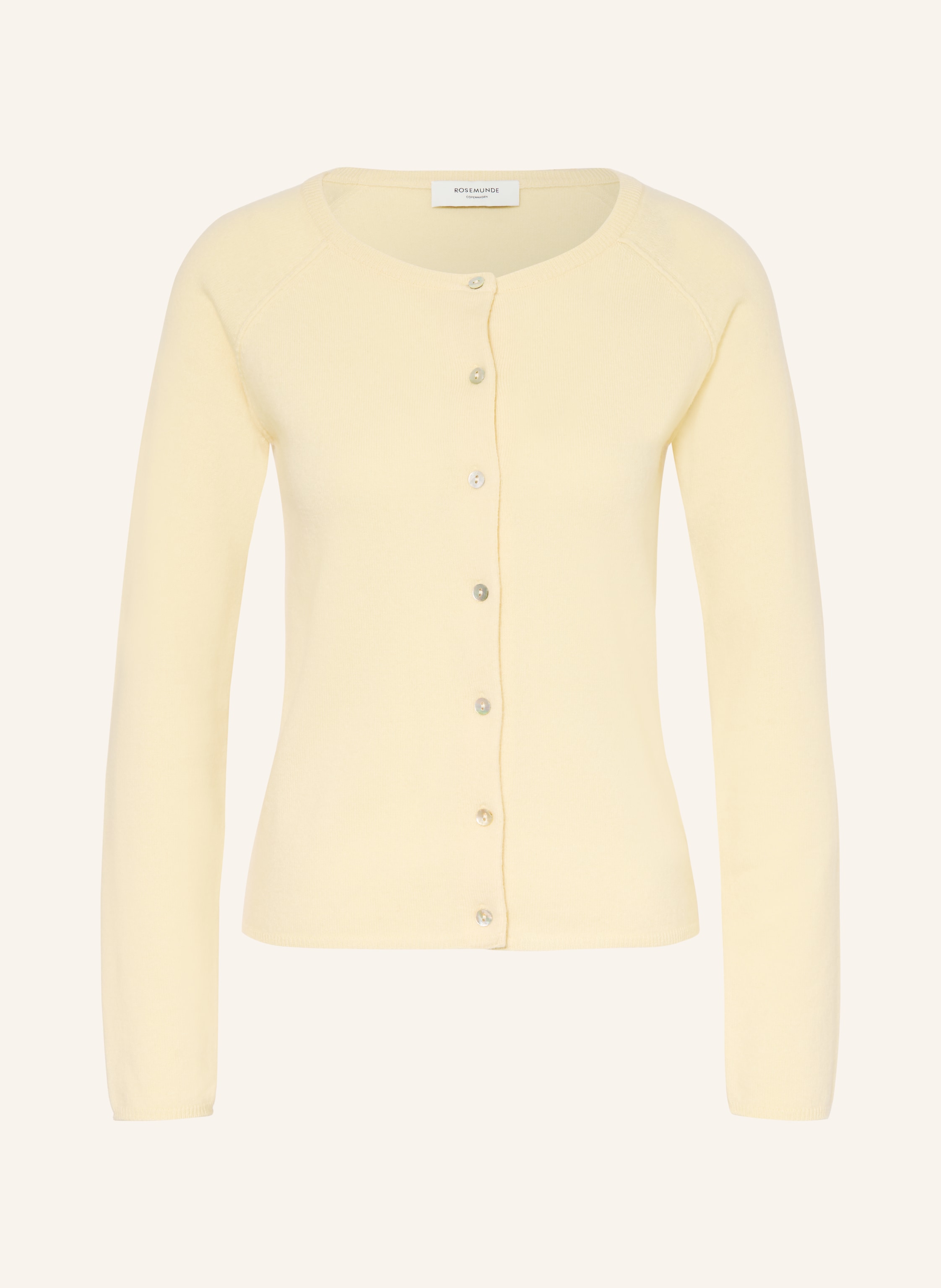 Rosemunde Strickjacke Laica Mit Cashmere gelb