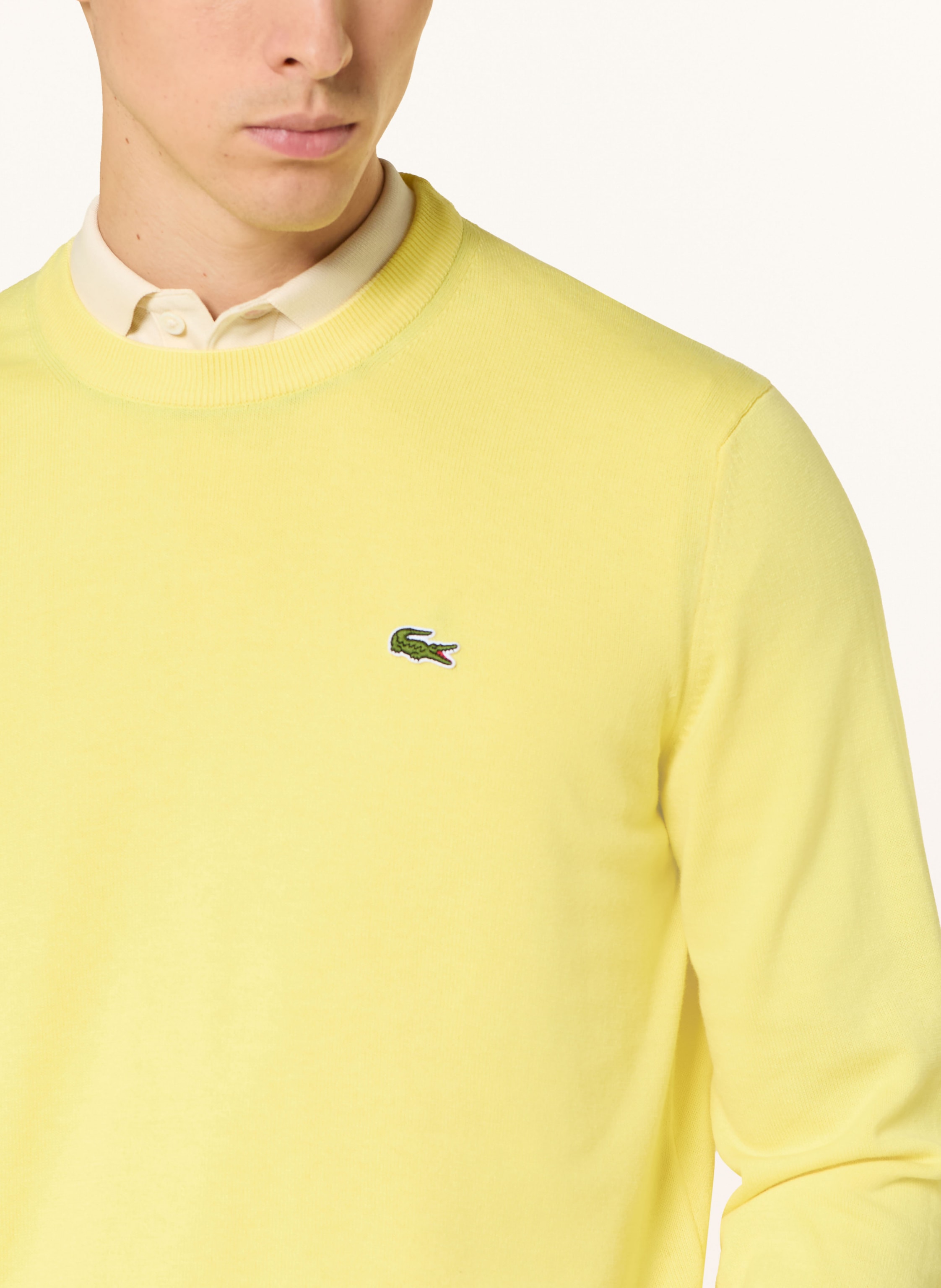 Thumbnail - Lacoste Pullover gelb