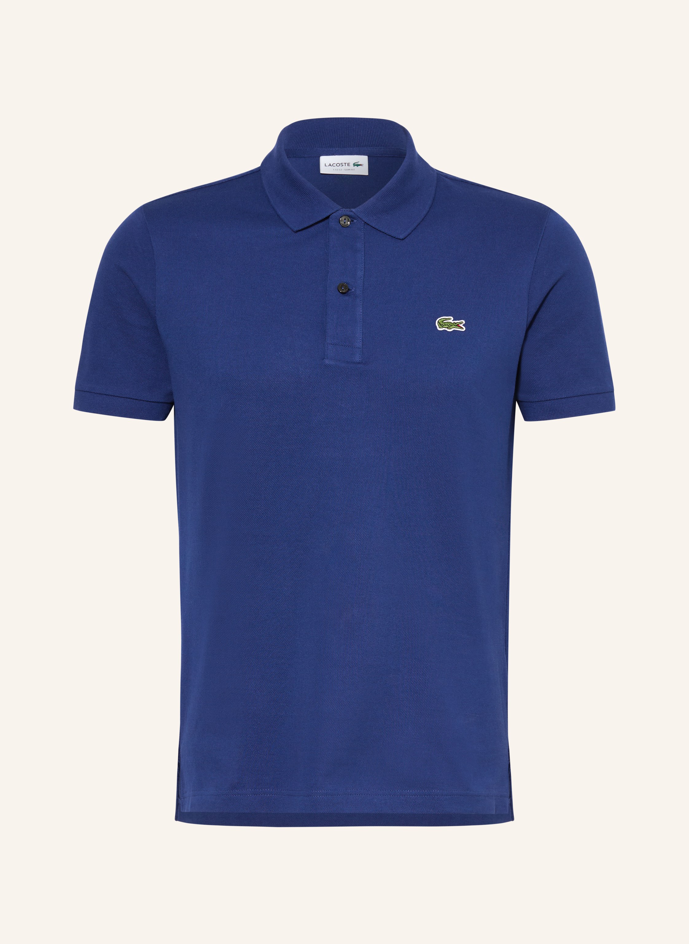 Lacoste Piqué-Poloshirt Slim Fit blau