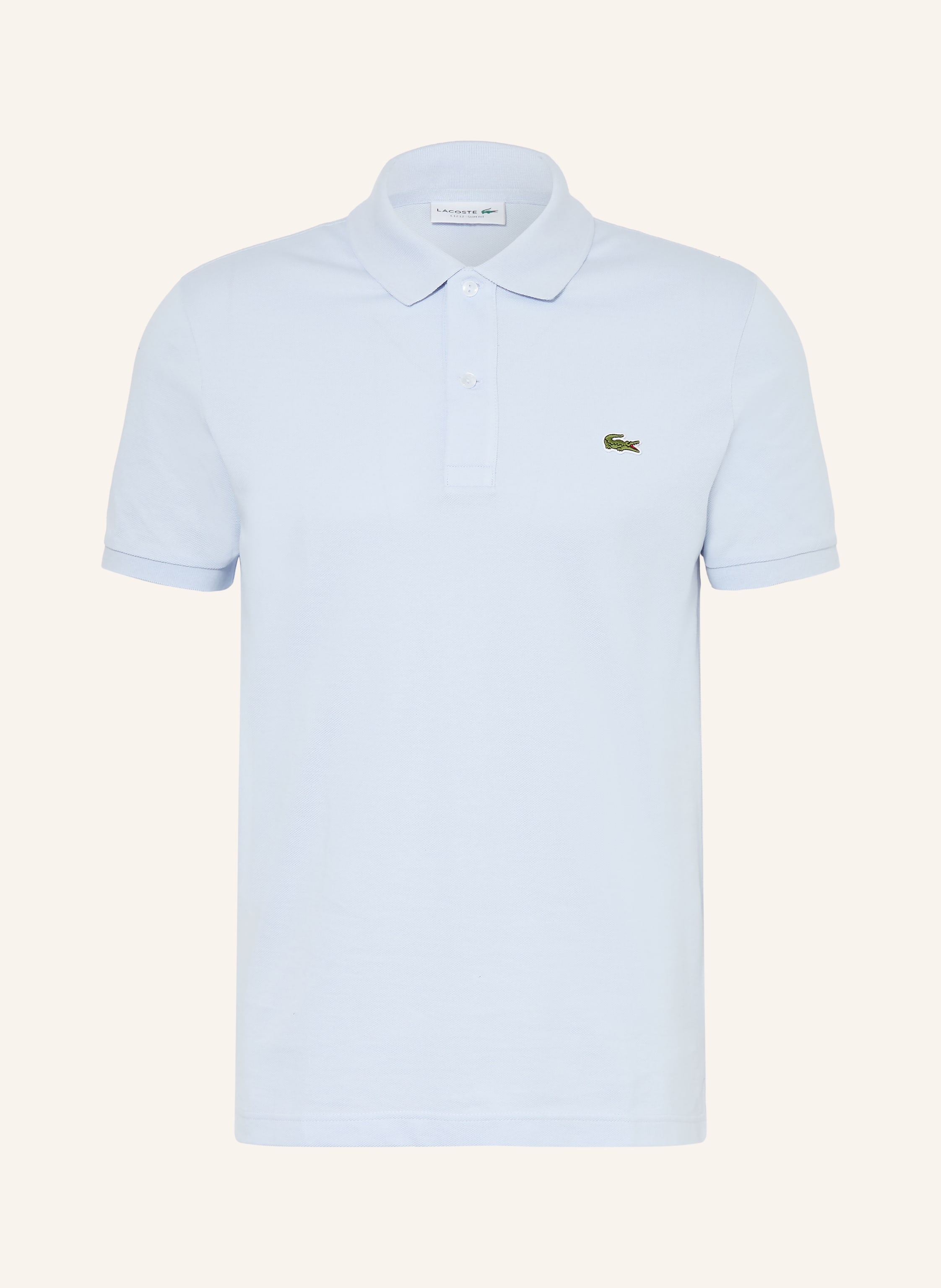 Lacoste Piqué-Poloshirt Slim Fit blau