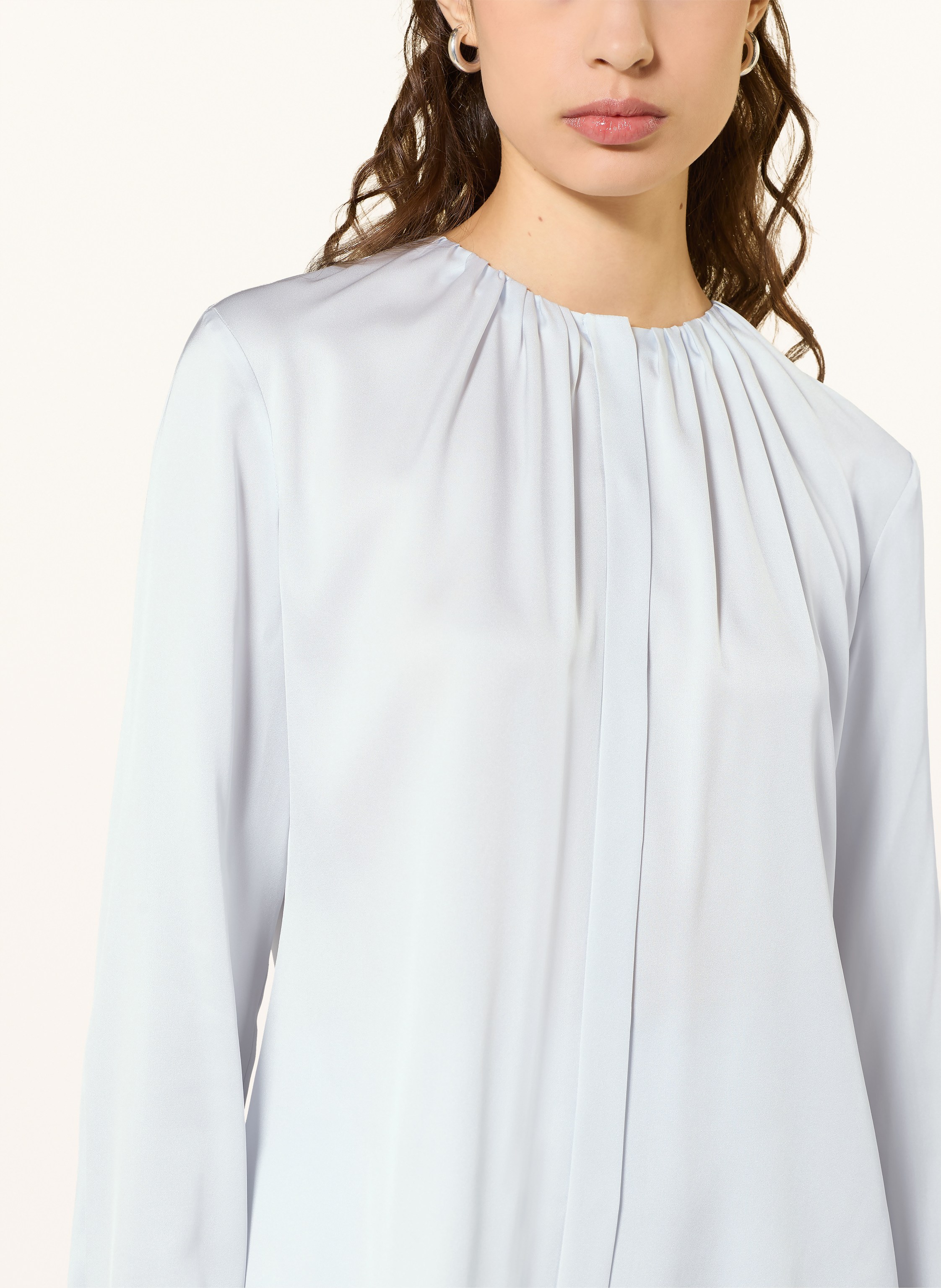 Thumbnail - Boss Seidenbluse Banorah blau