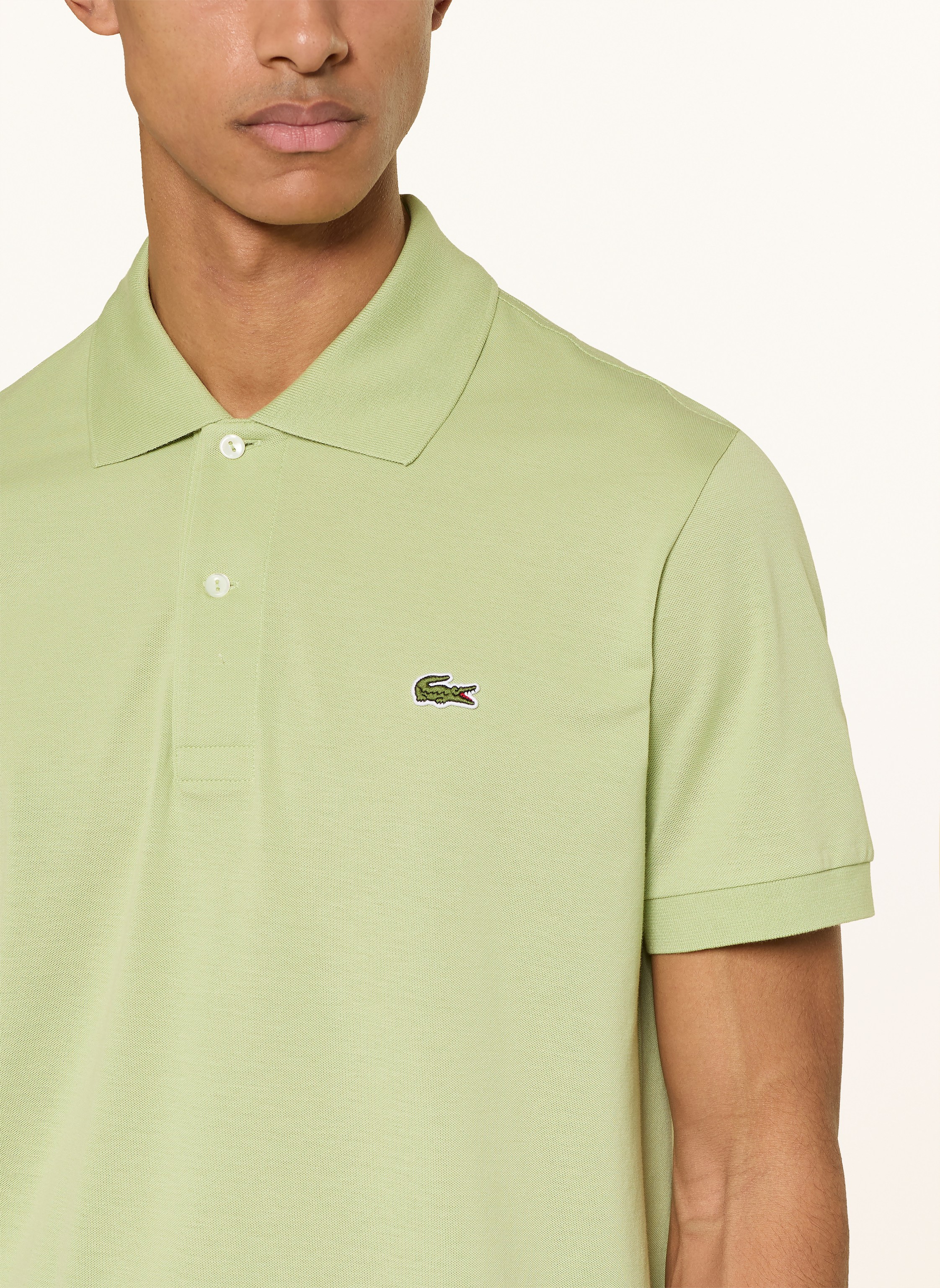 Thumbnail - Lacoste Piqué-Poloshirt gruen
