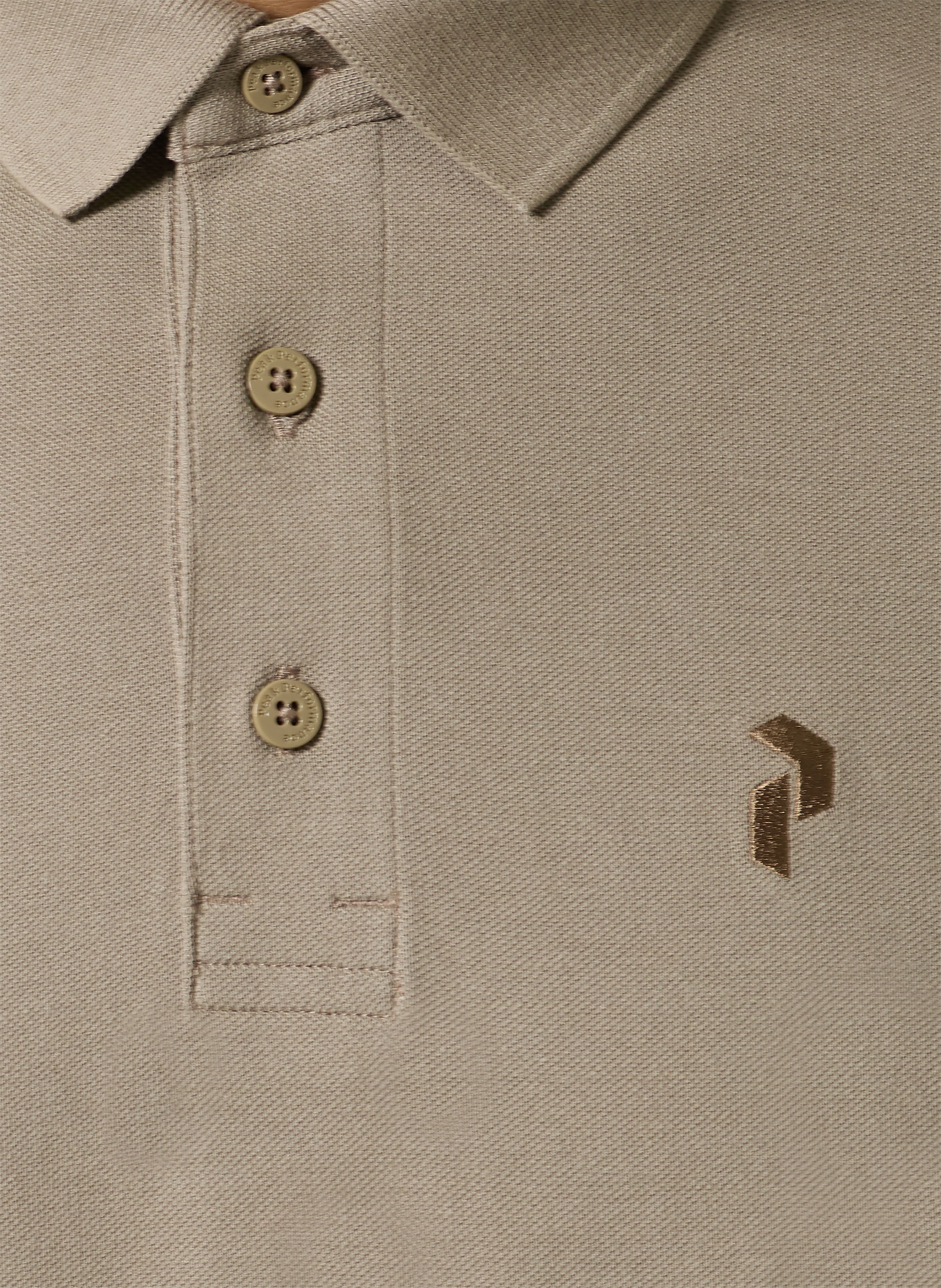 Thumbnail - Peak Performance Piqué-Poloshirt beige