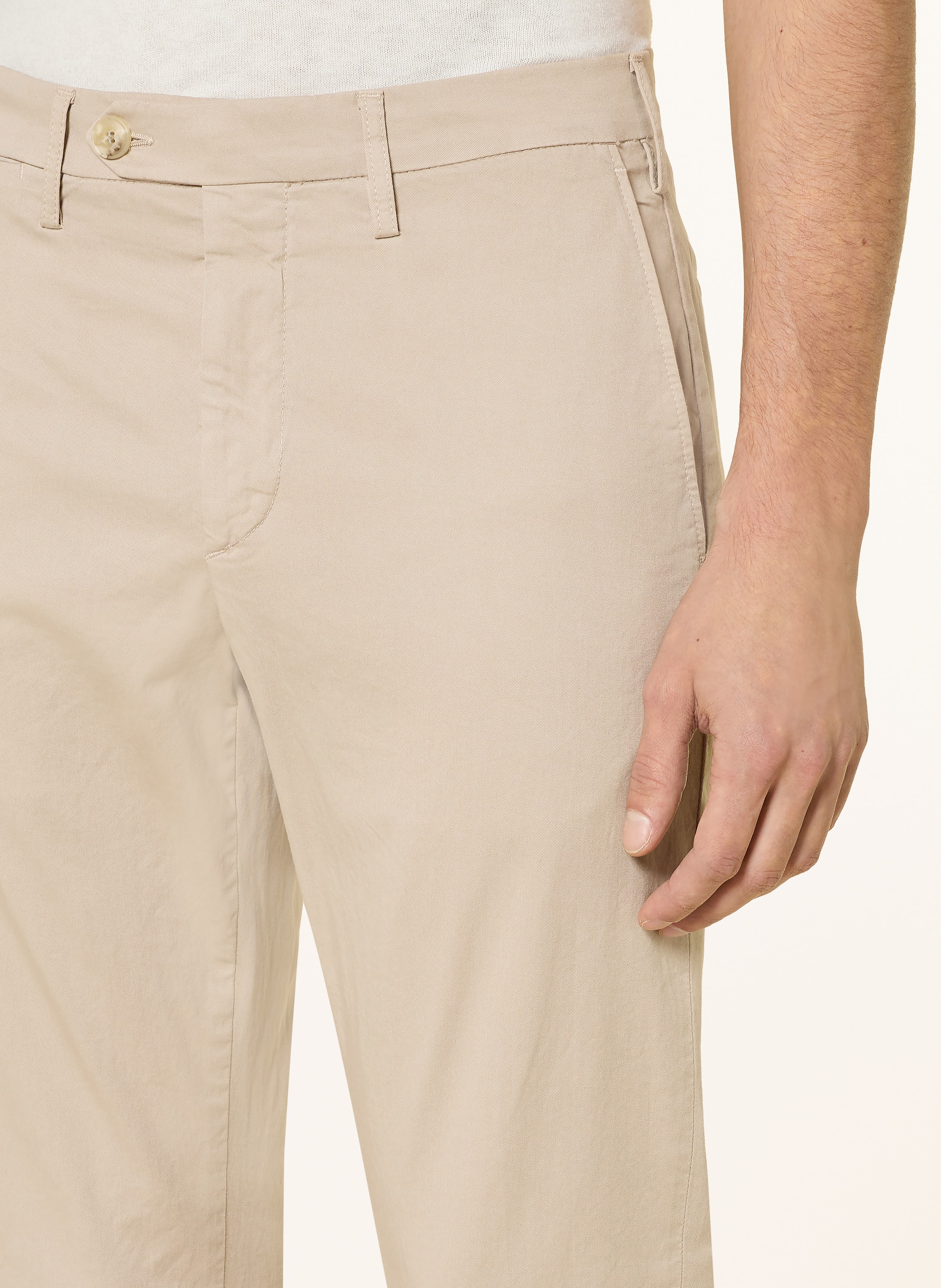 Thumbnail - Canali Chino Regular Fit beige