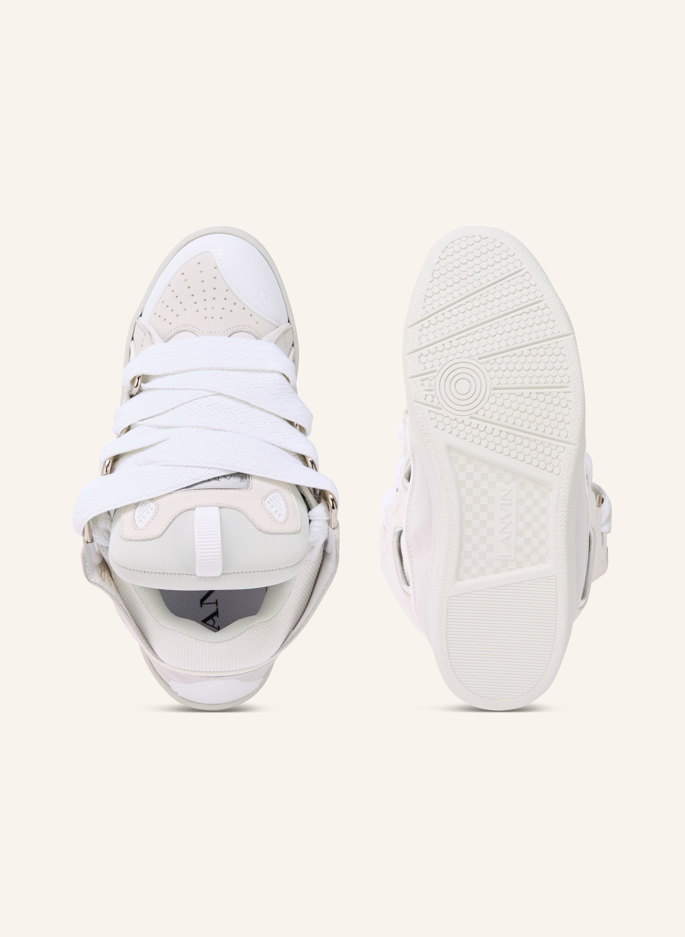 Thumbnail - Lanvin Sneaker Curb weiss