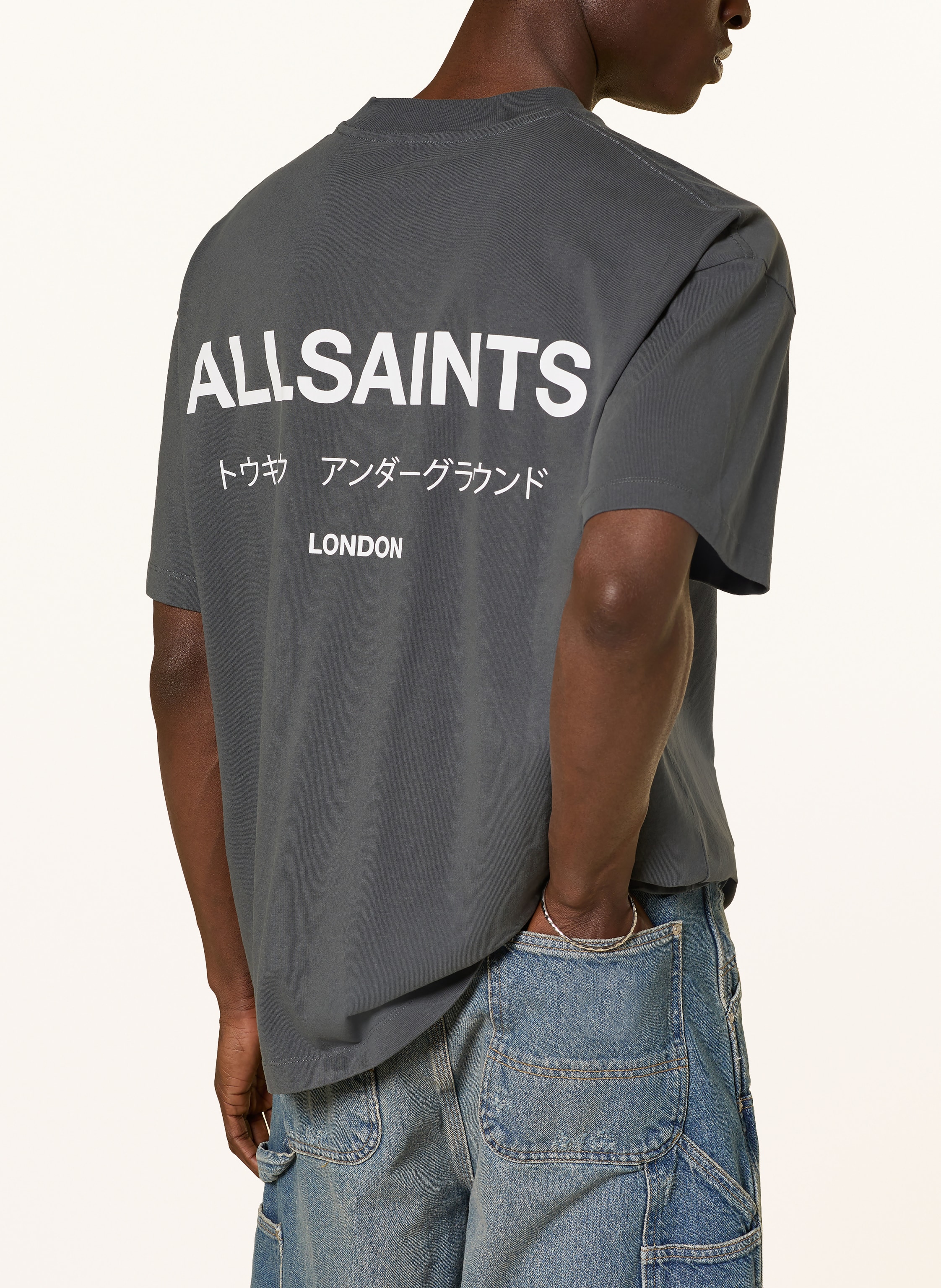 Thumbnail - Allsaints T-Shirt Underground grau