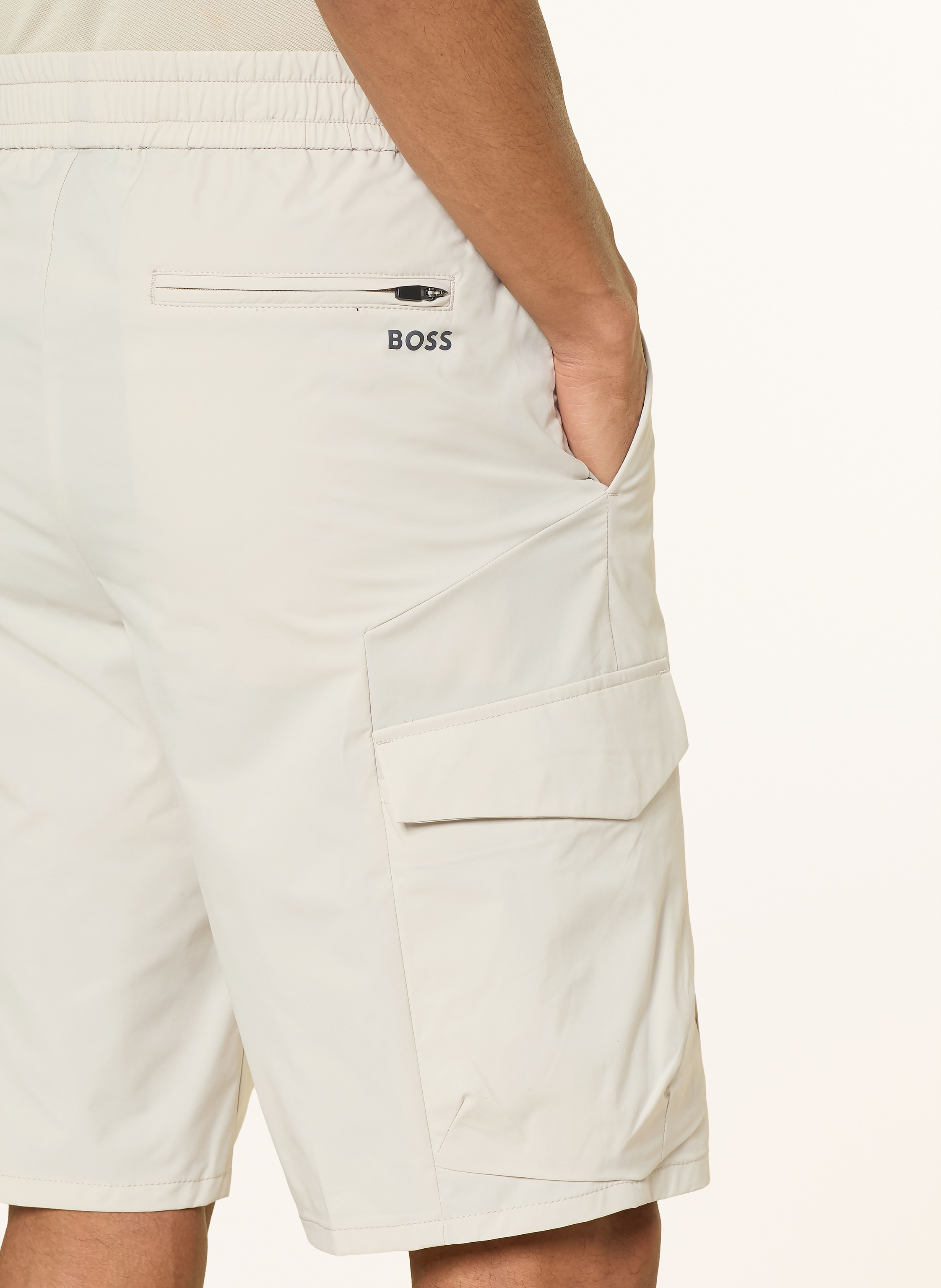 Thumbnail - Boss Cargoshorts Urbanex Tapered Fit beige