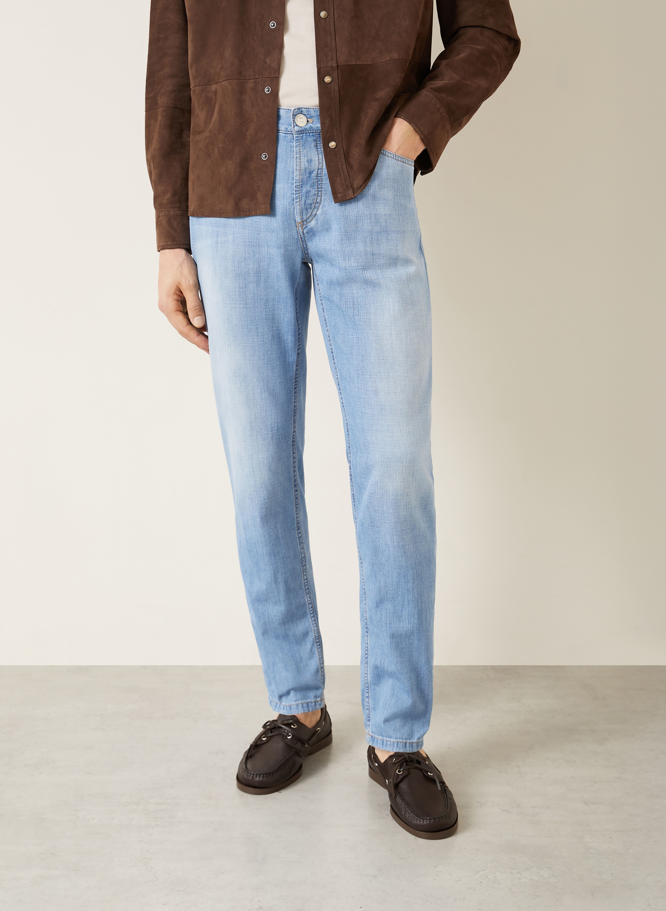 Thumbnail - Brunello Cucinelli Jeans Regular Fit blau