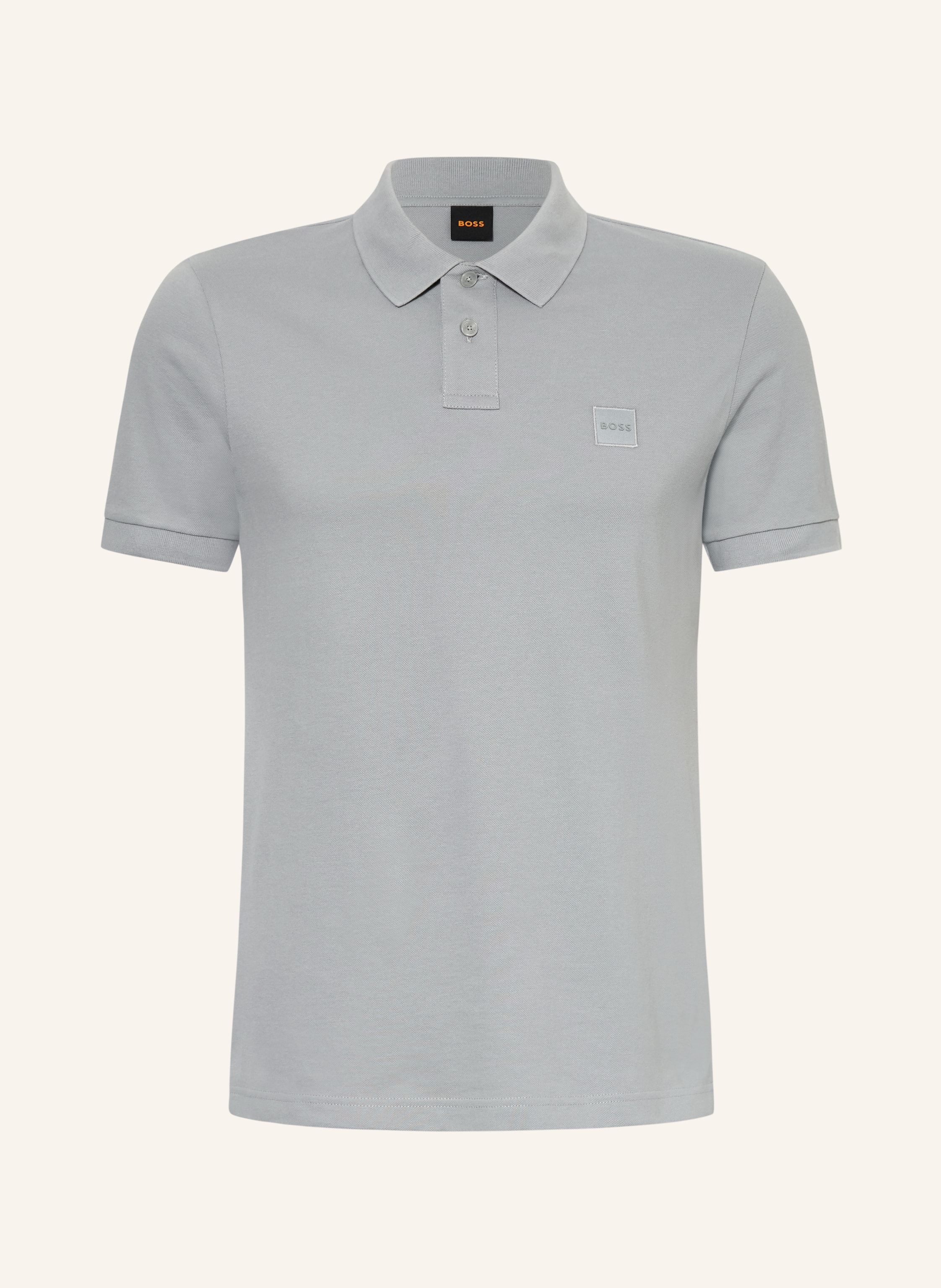 Boss Jersey-Poloshirt Passenger grau